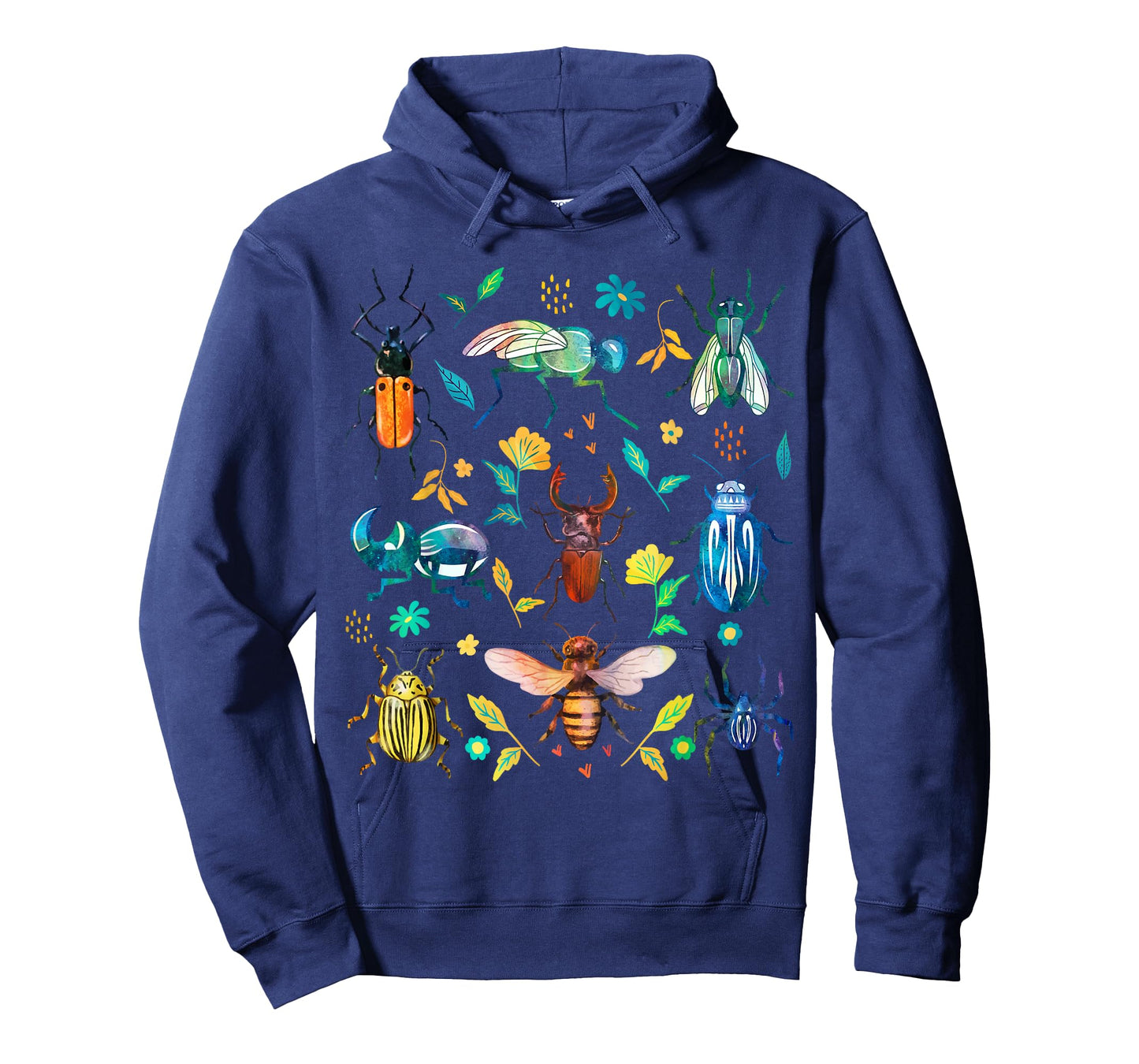Colorful Insects & Bugs Illustration Entomology Bug Lover T-Shirt