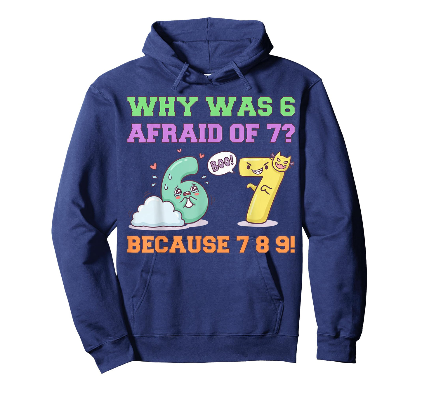 Number 67 6 7 6/7 6-7 Meme Costumes Why was 6 Afraid of 7 T-Shirt
