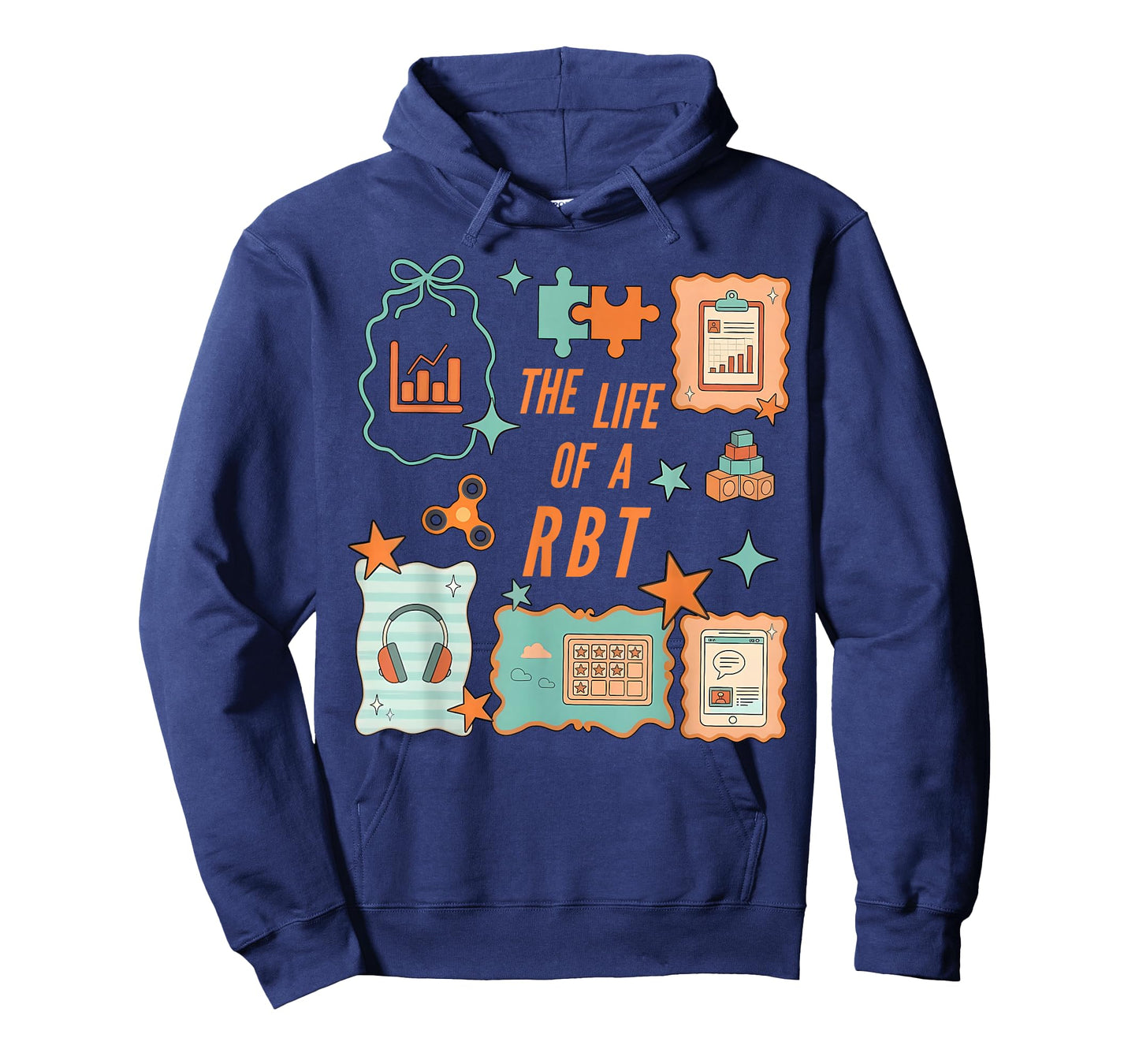 Retro The Life of a RBT Registered Behavior Technician ABA T-Shirt