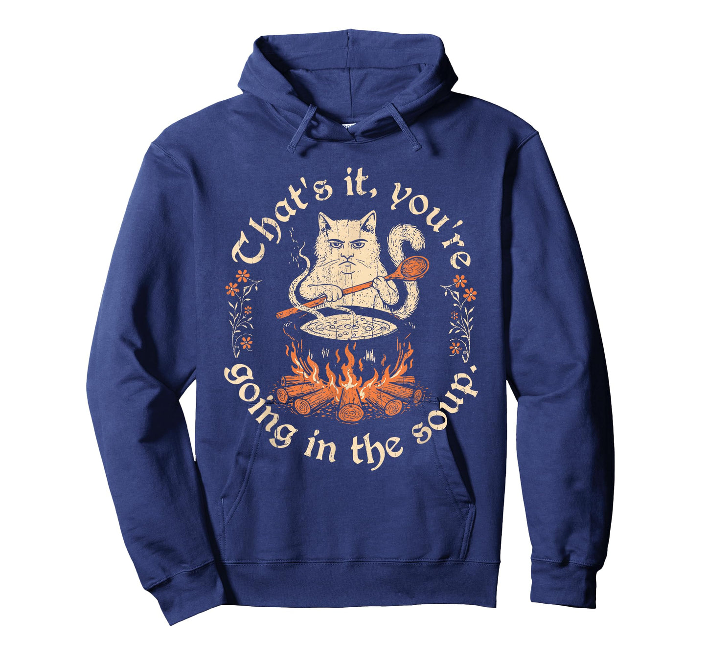 That's It You're Going in The Soup, Funny Wizard Cat Meme T-Shirt