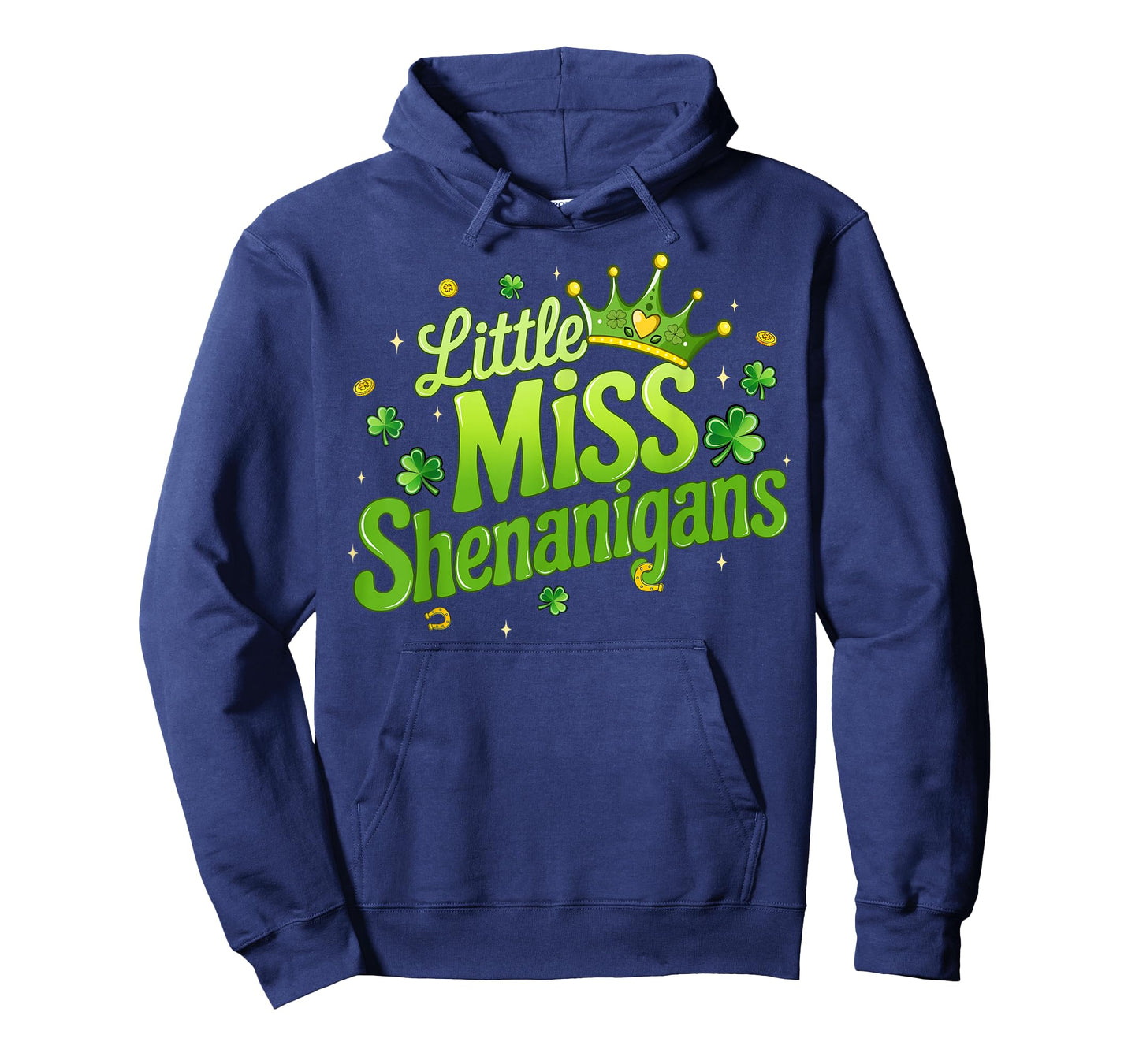 St Patricks Day Shirt for Girls Kids Little Miss Shenanigans T-Shirt