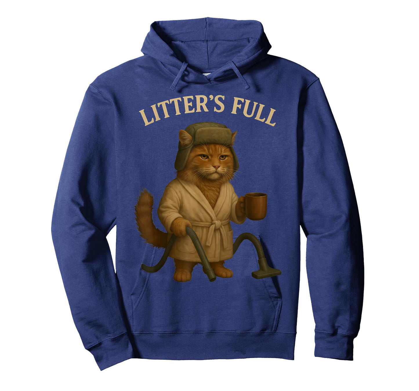 Litter’s Full Funny Cat Parody Christmas Humor Quote T-Shirt