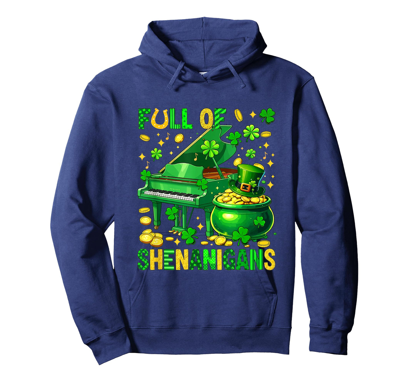 Full of Shenanigans St. Patrick's Day Piano Instrument T-Shirt