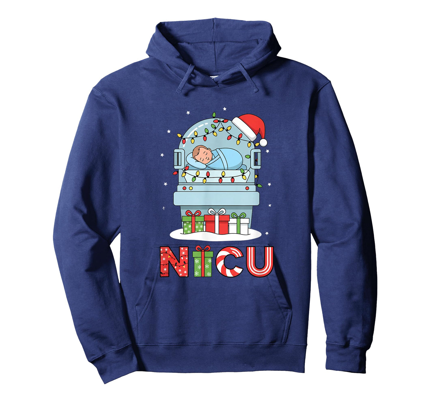 Nurse NICU Nurse Christmas Neonatal Holiday NICU RN Isolette T-Shirt