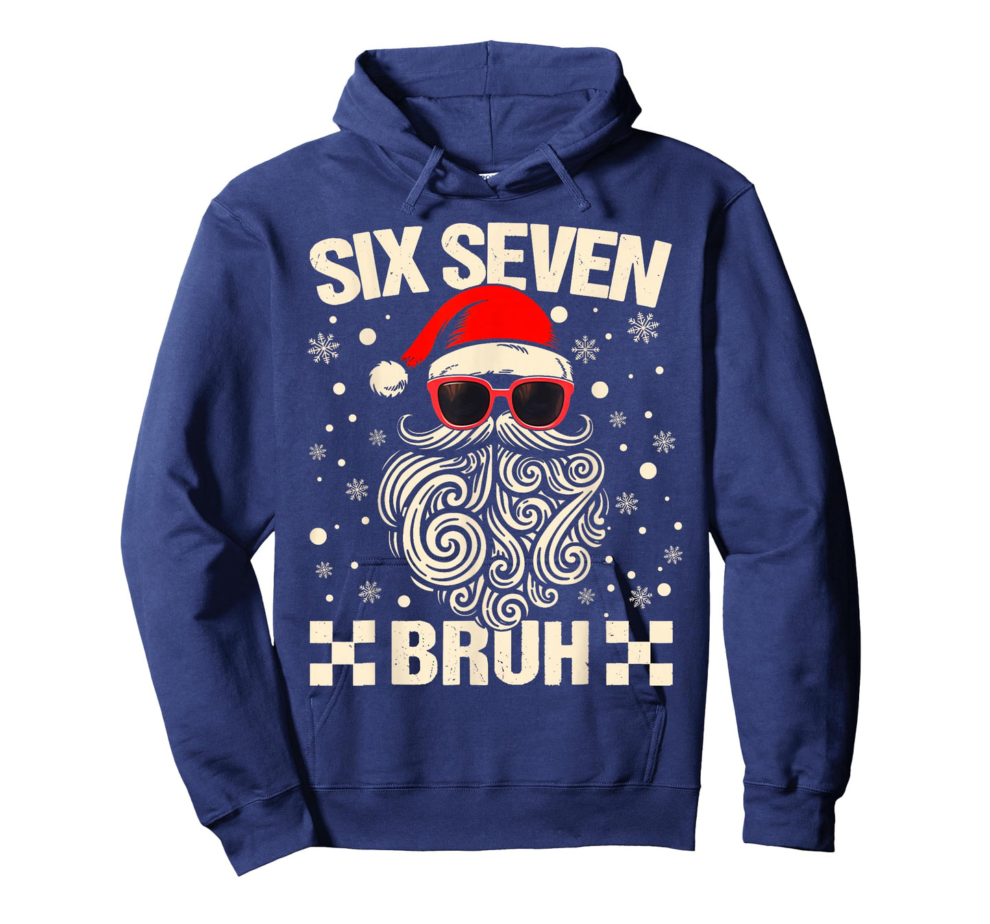 Bruh 67 Christmas Santa Six Seven 6 7 Boys Christmas Pajamas T-Shirt