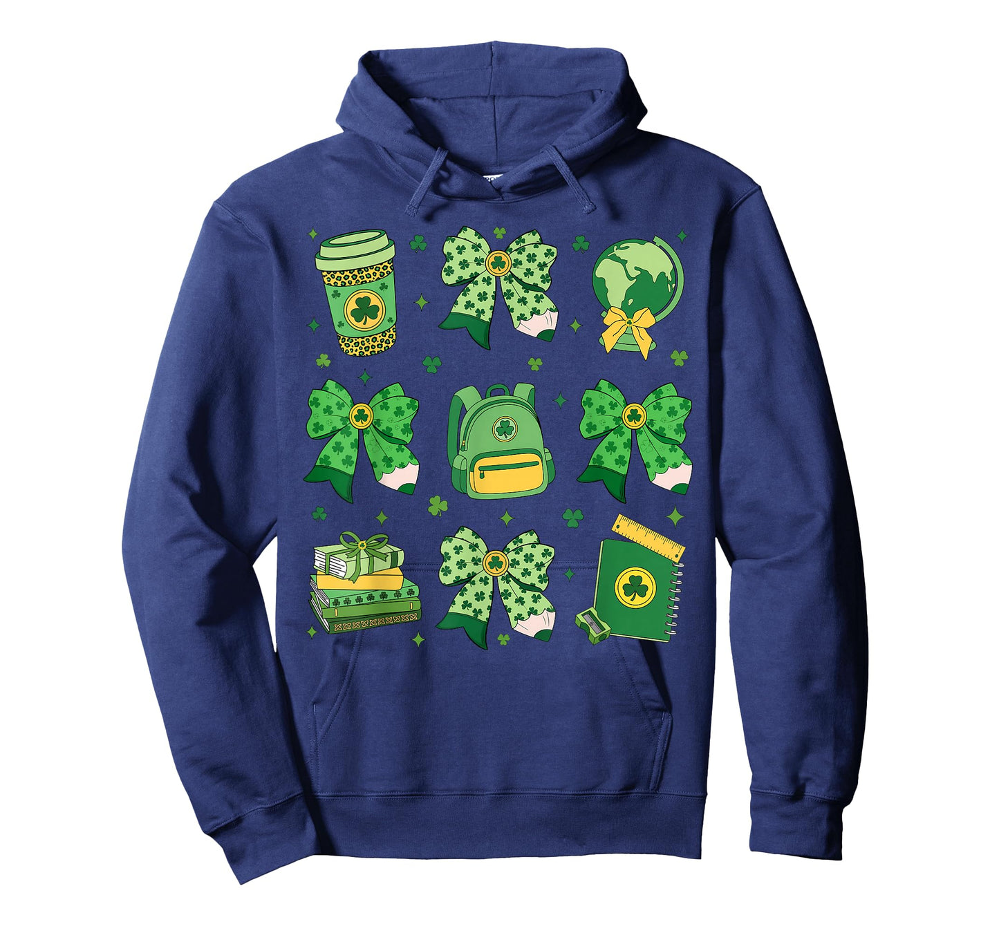Shamrock Coquette Bow St Patrick's Day Lucky Teacher Kid T-Shirt