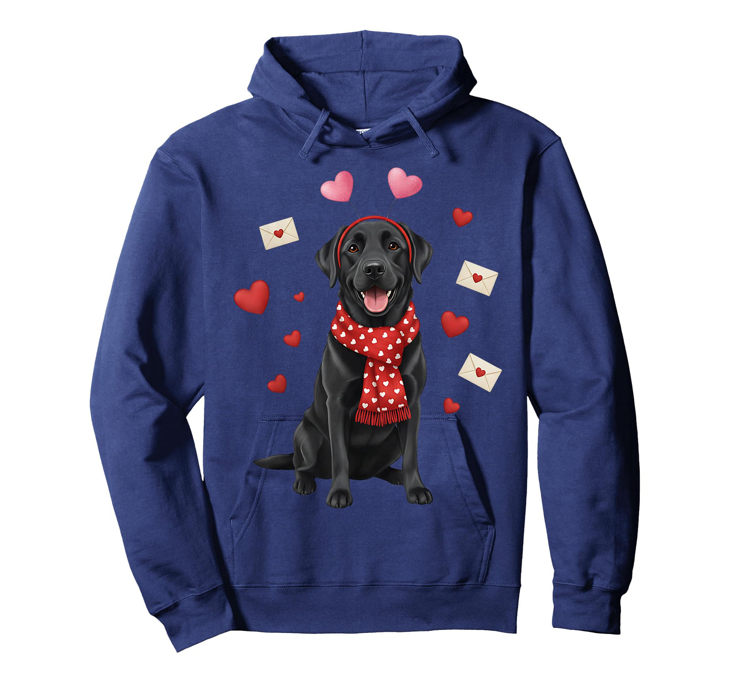 Cute Labrador Valentine’s Day Dog Mom - Funny Black Labrador T-Shirt