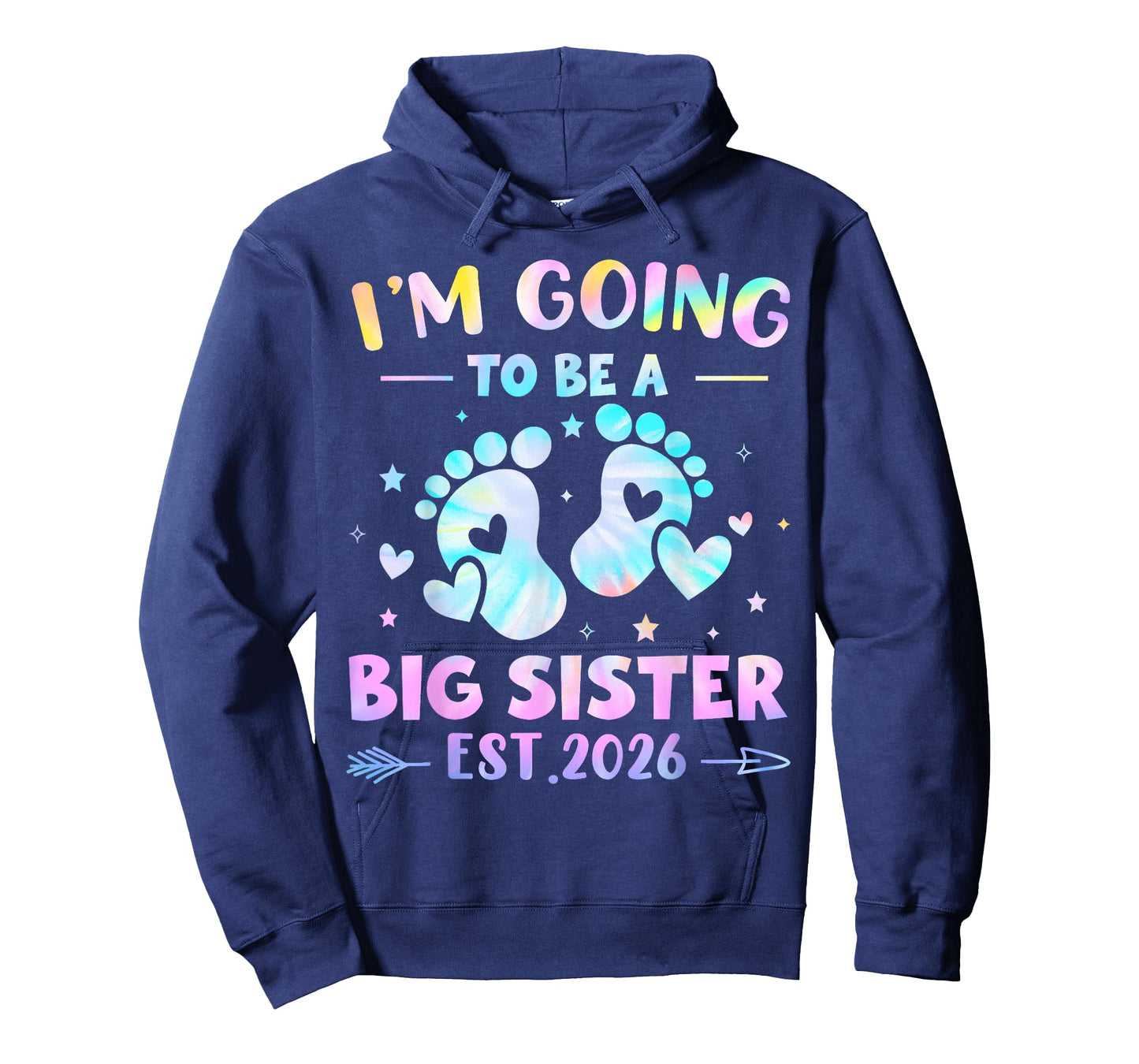 Soon to Be Big Sis Finally Going to Be Big Sister Est 2026 T-Shirt