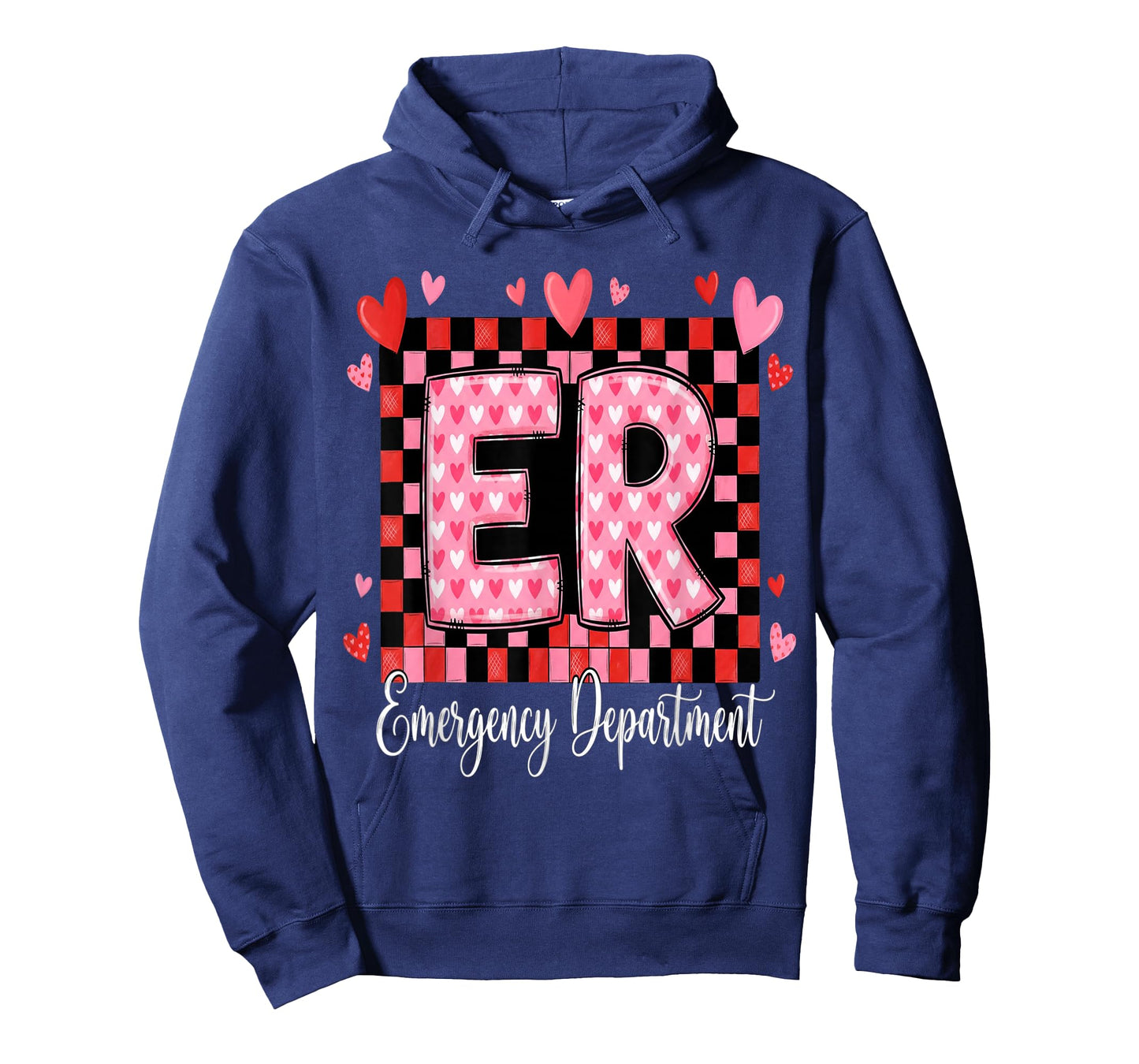 Cute Emergency Department Valentine ER Valentines Nurse T-Shirt