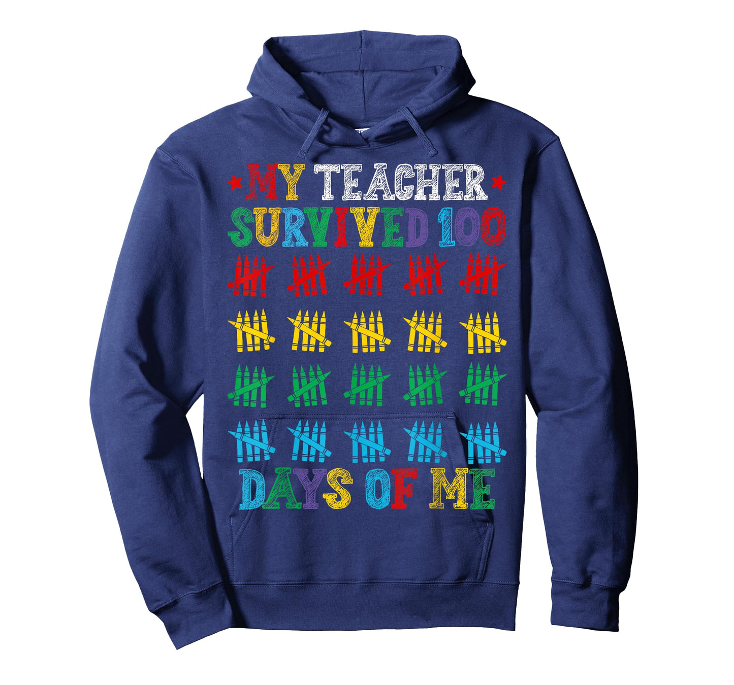 My Teacher Survived 100 Days of Me 100 Days of School Kids T-Shirt