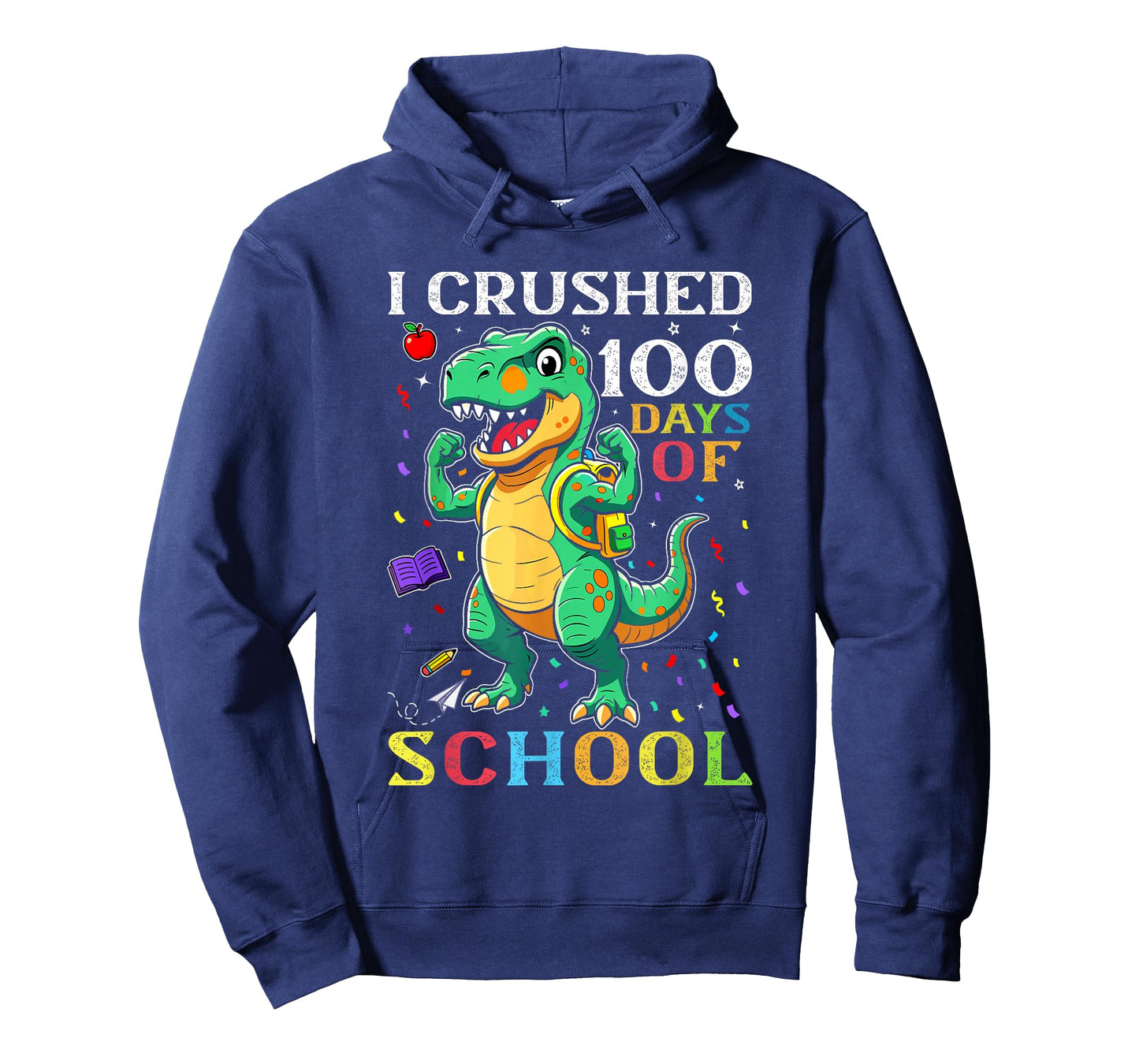 100 Days of School Boys Dinosaur 100th Day of School Kids T-Shirt