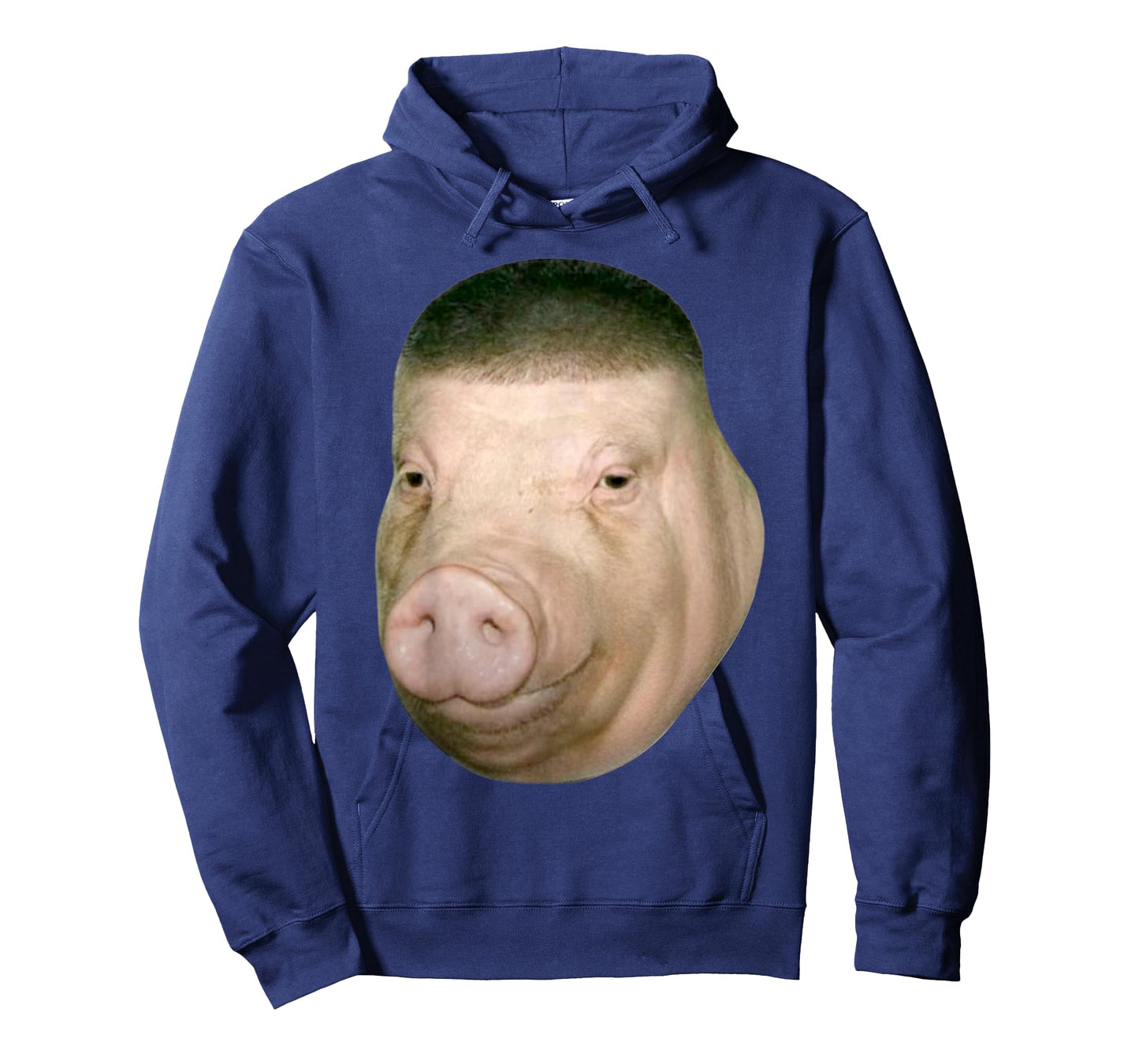 Wigger Pig Fade Buzz Haircut Funny Meme Brainrot Unhinged T-Shirt