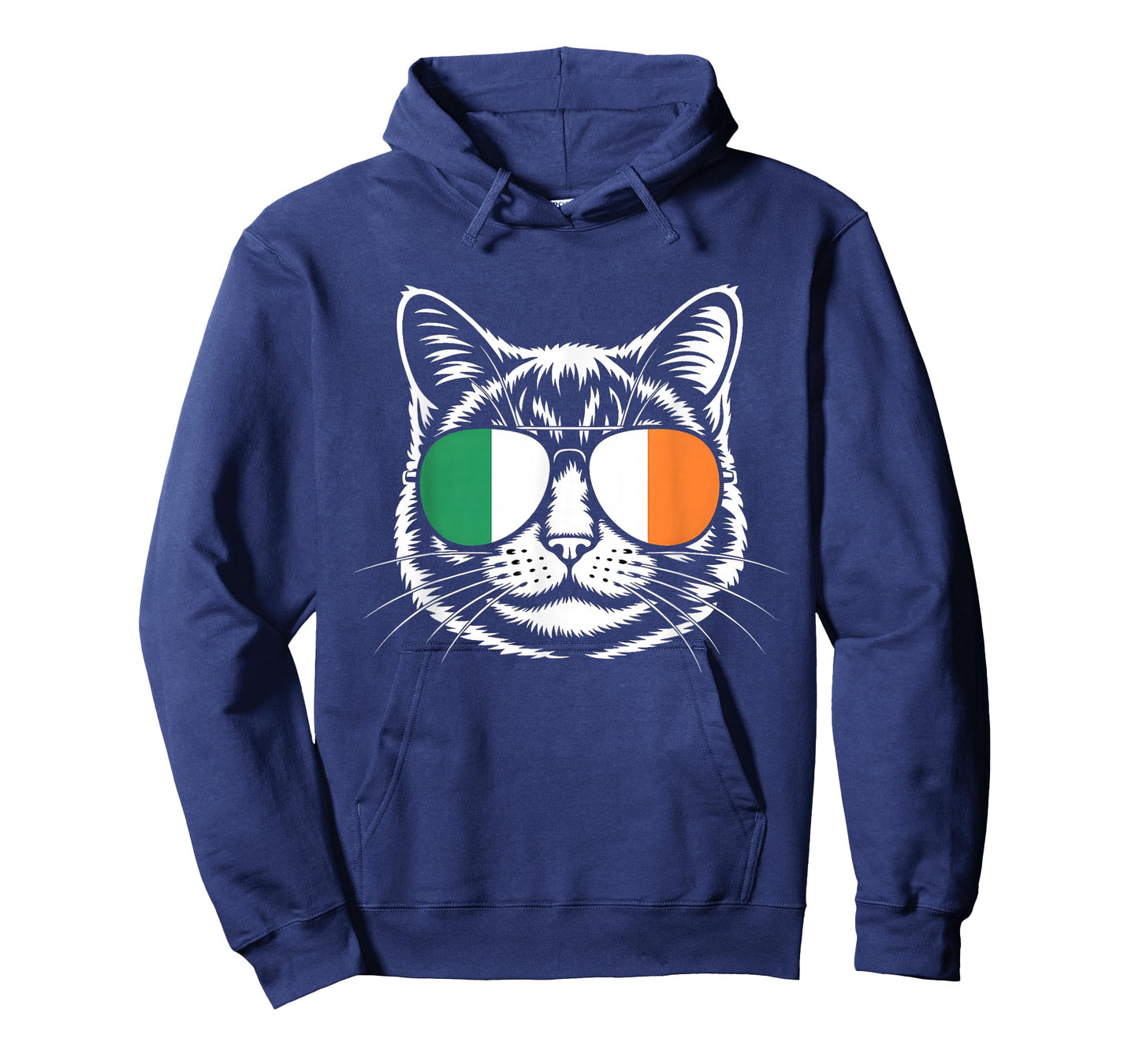 St. Patrick's Day T Shirt Cat Irish Flag Ireland Cat Lover T-Shirt