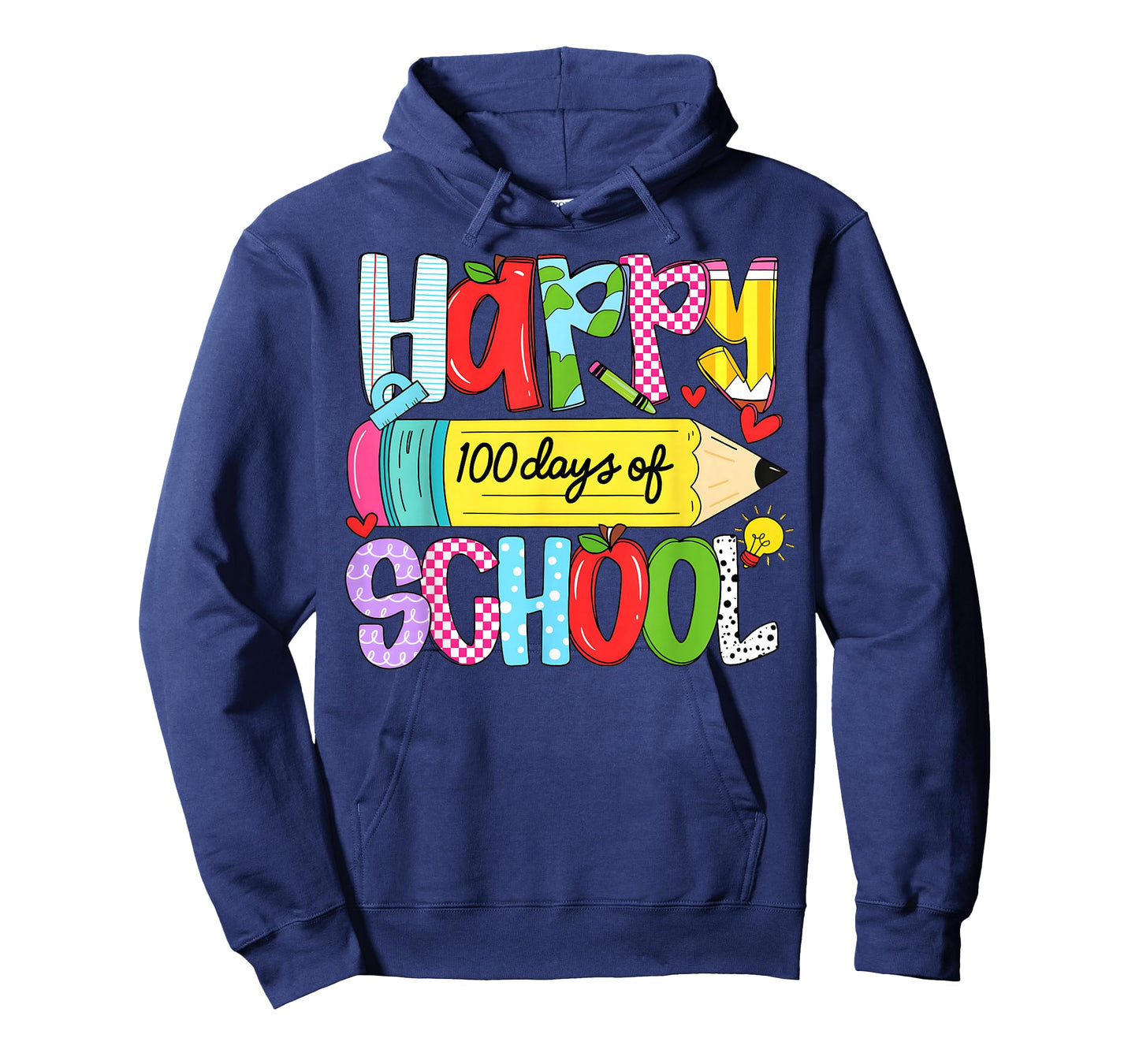 Happy 100th Day of School 100 Days Teacher Boy Girl Kid T-Shirt