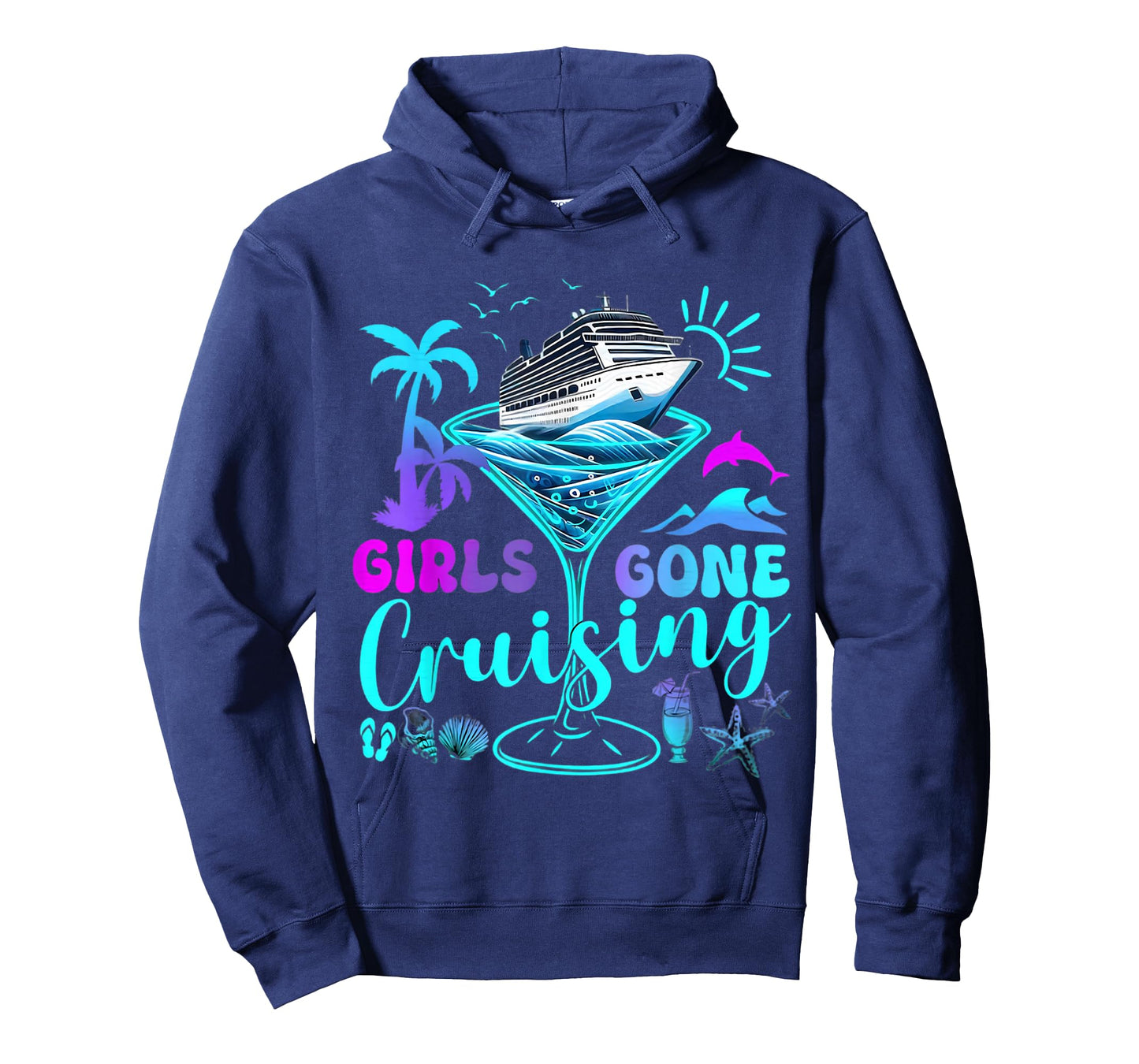 Womens Girls Gone Cruising Trip 2026 Cruise Besties Friends T-Shirt