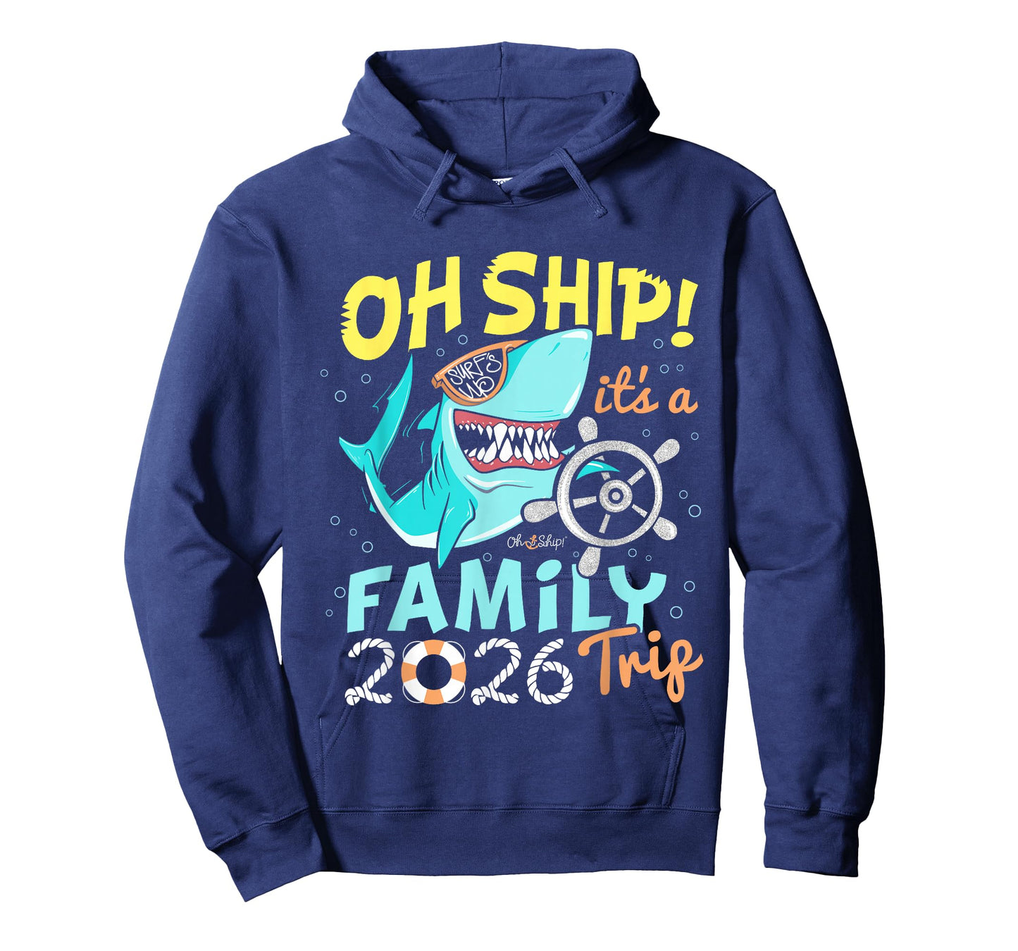 Oh Ship It's a Family Trip 2026 Matching Family 2026 Cruise T-Shirt
