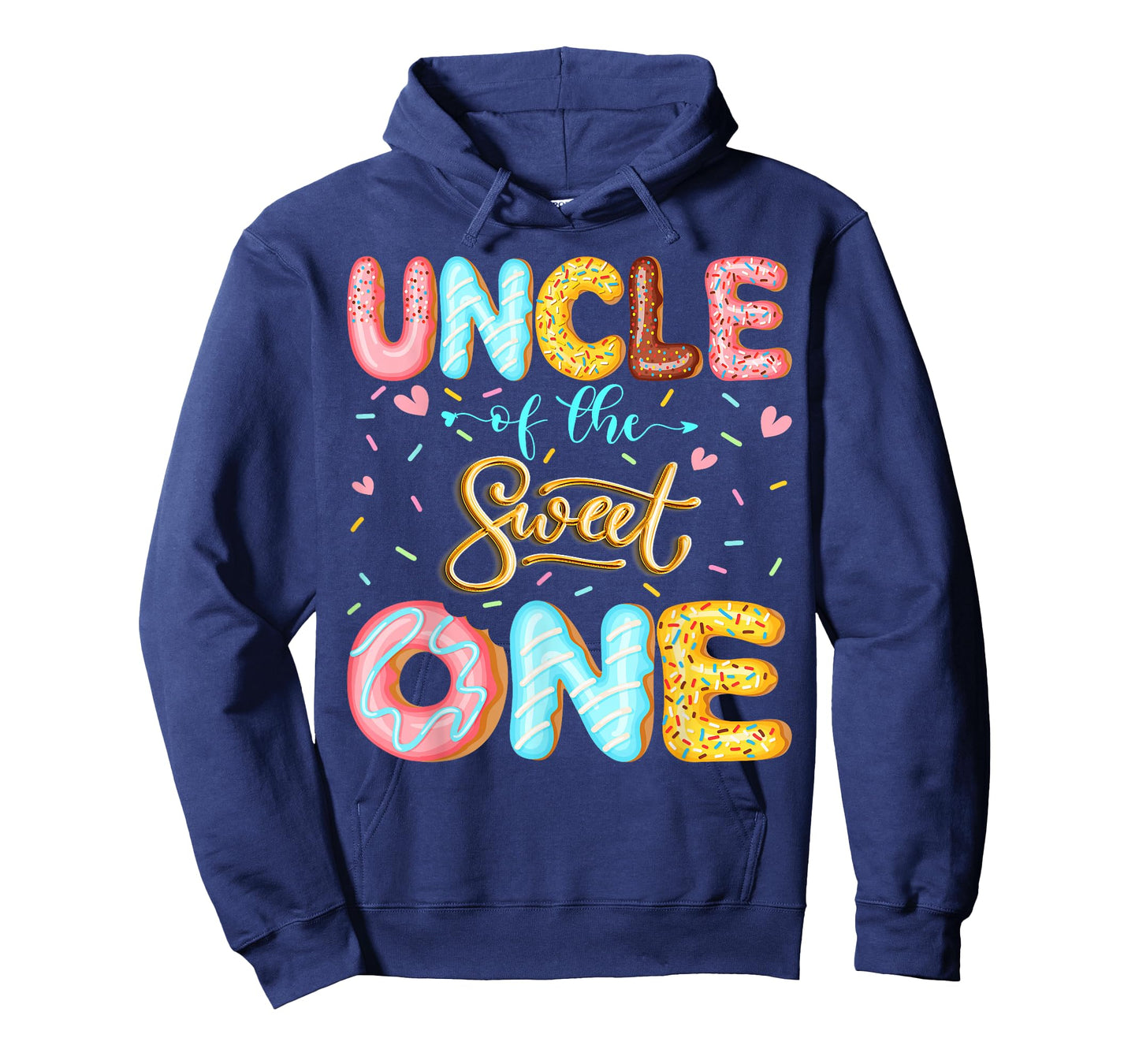 Uncle of The Sweet One 1st Birthday Girl Donut Lover T-Shirt