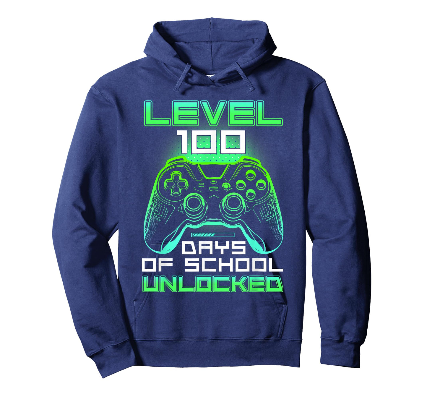 Level 100 Days of School Unlocked Gamer Video Games Boys T-Shirt