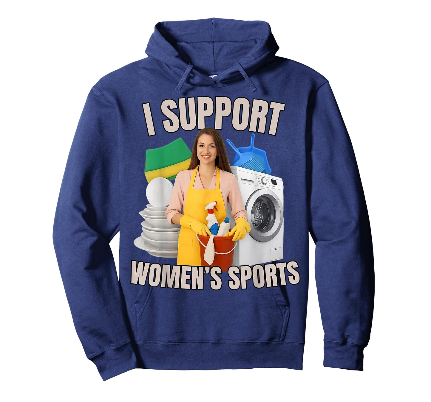 I Support Women's Sports Unwearable Aduld Humor Bootleg T-Shirt