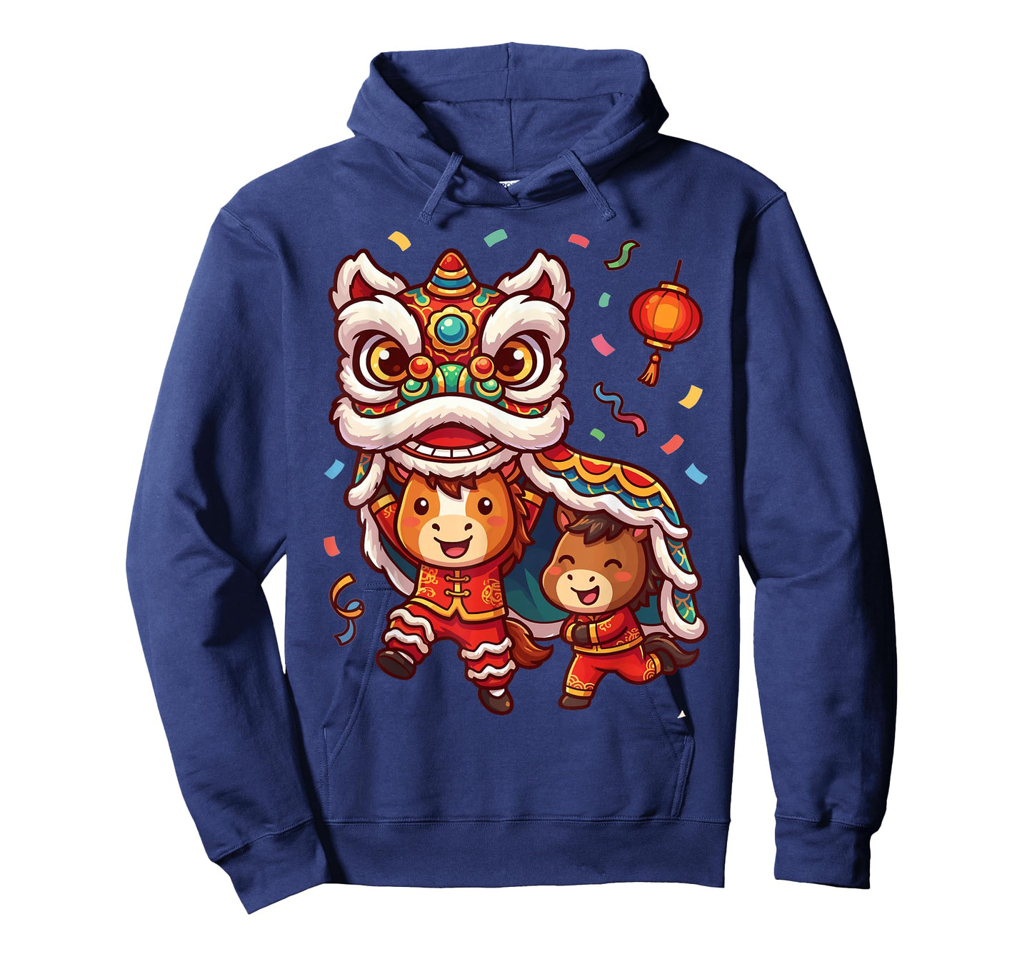 Lion Dance Lunar New Year 2026 Cute Horse Chinese Parade T-Shirt