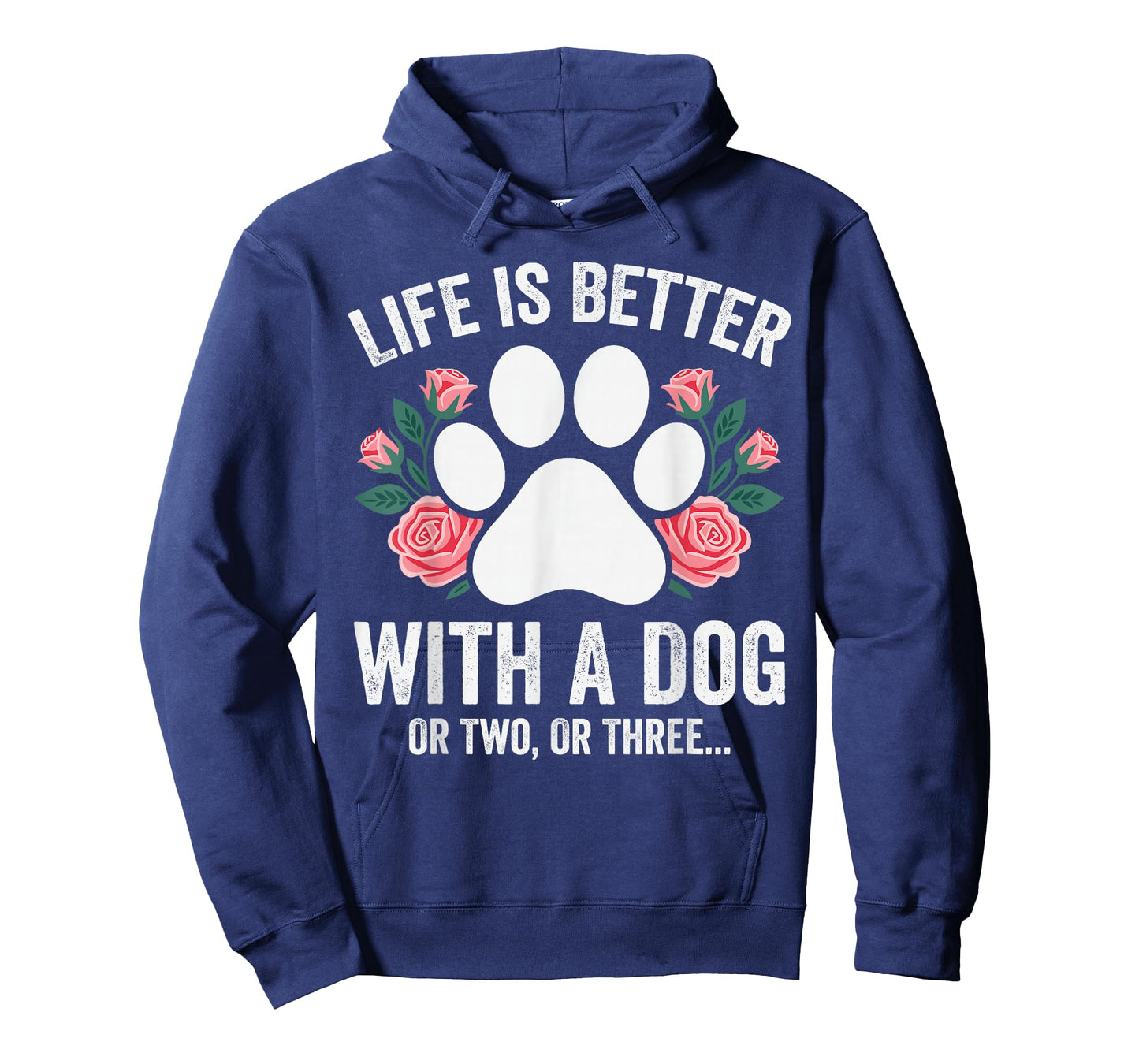 Life is Better with A Dog Funny Dog Mom Humor Pet Lover T-Shirt