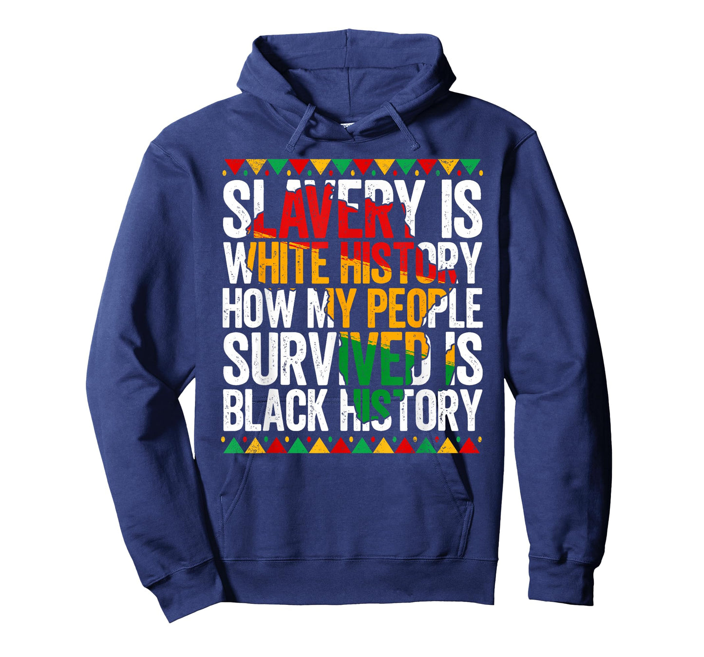 Slavery is White History for Women & Men Black History Month T-Shirt