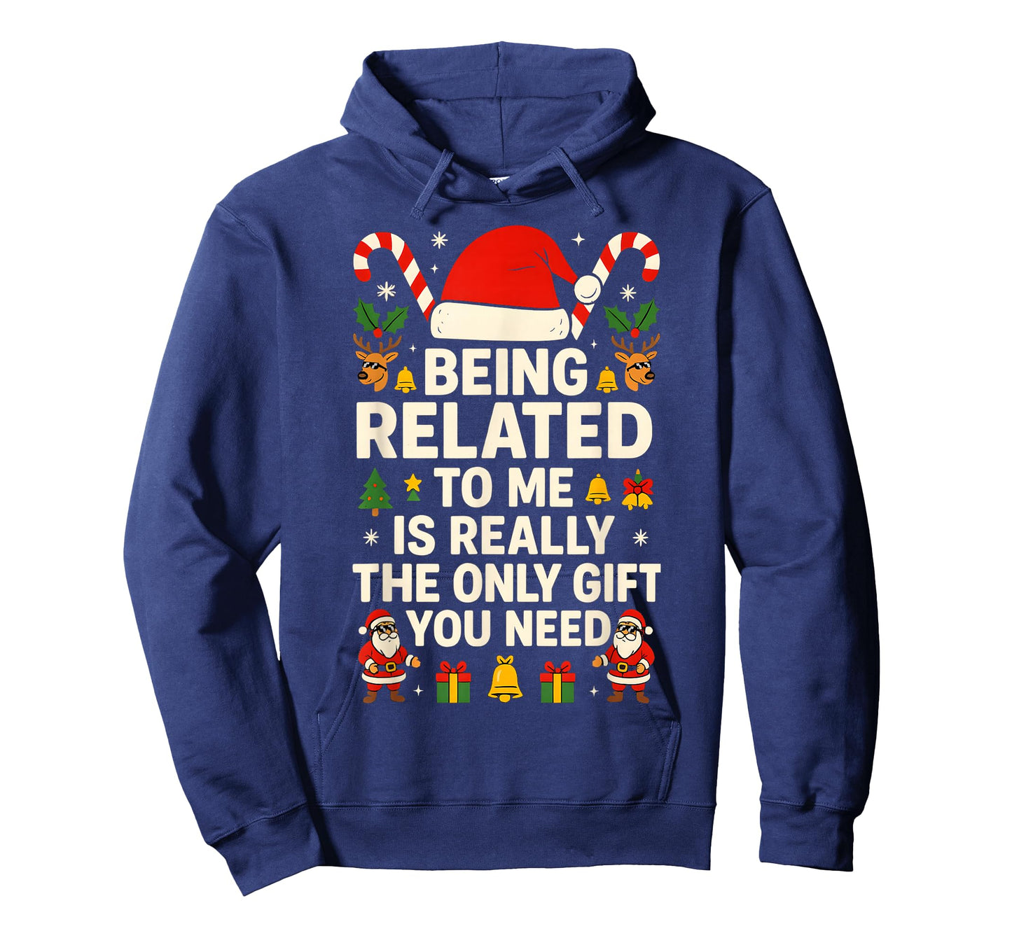 Being Related to Me Funny Christmas Pajamas for Family Xmas T-Shirt
