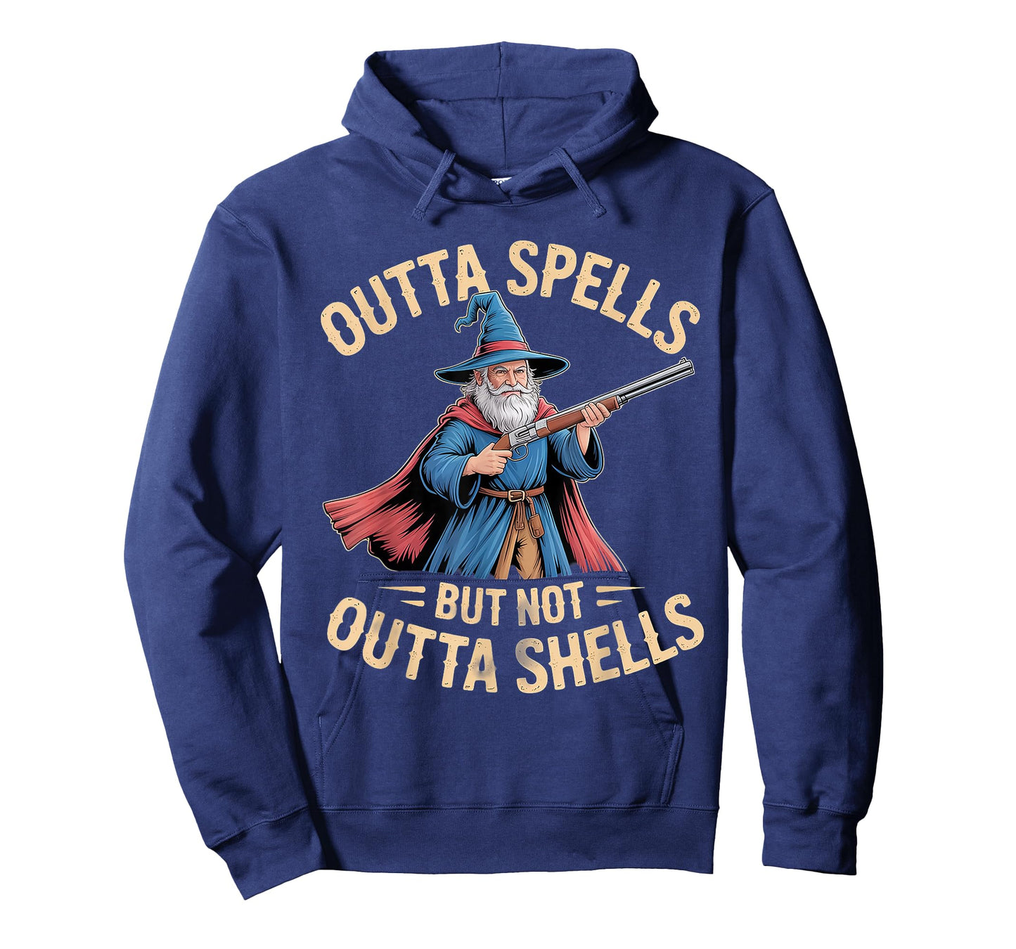 Outta Spells But Not Outta Shells Funny Fantasy T-Shirt