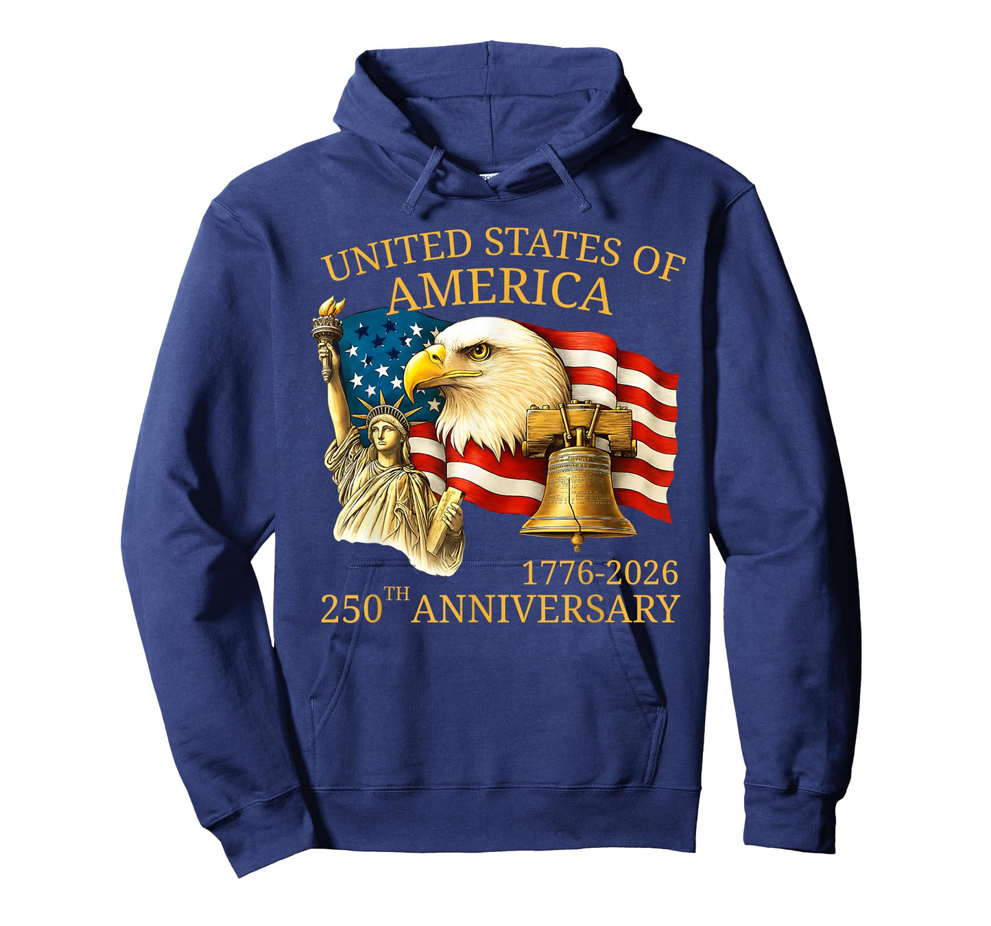 Eagle and Flag 250th Birthday America Since 1776 T-Shirt