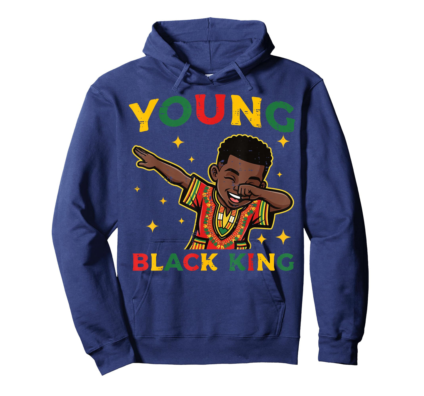 Black History Young King Dab African American Boys Kids T-Shirt