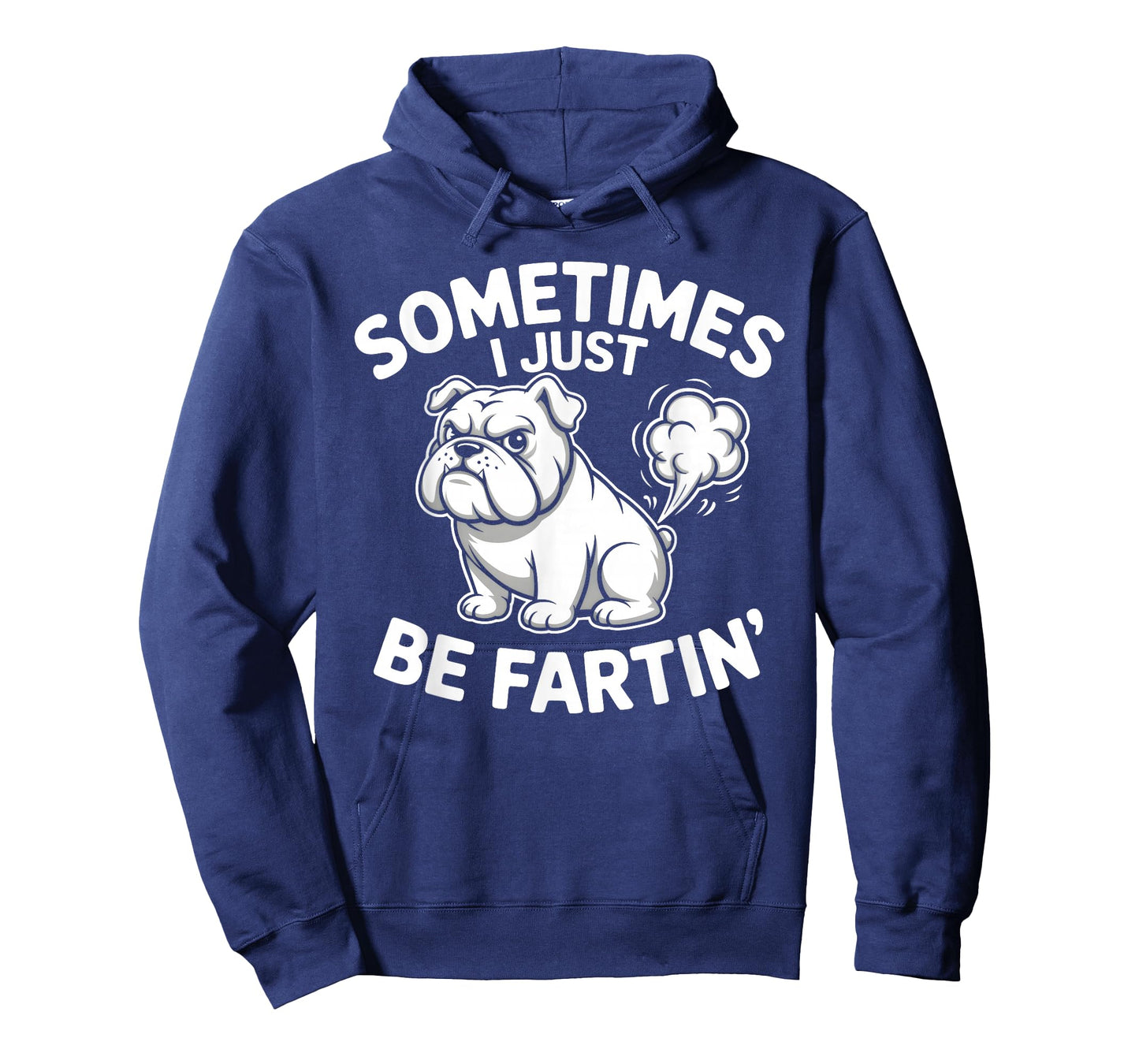 Funny Bulldog Farting Crude Humor Novelty T-Shirt