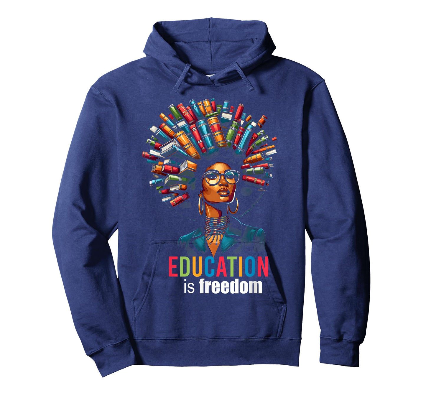 Education is Freedom Black Teacher Books Black History Month T-Shirt