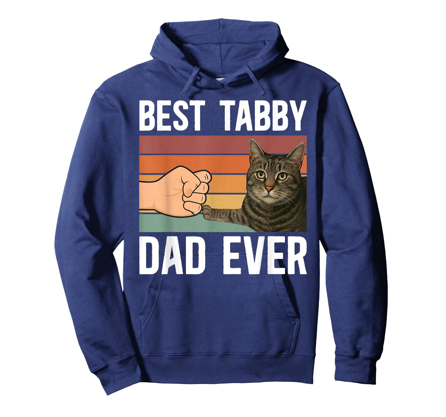 Best Tabby Dad Ever Gray Tabby Cat Dad Grey Tabby Cat Owner T-Shirt