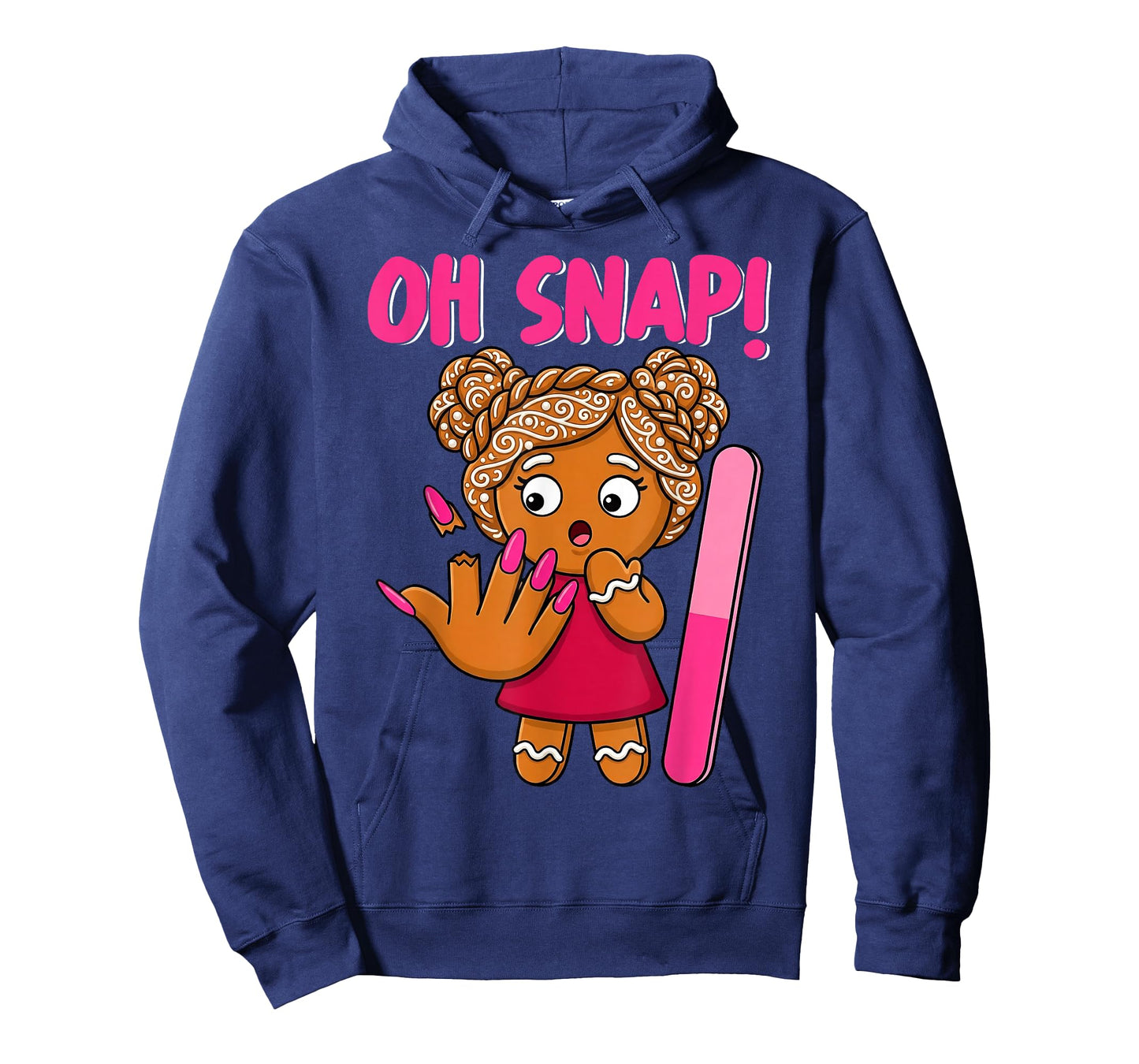 Christmas Oh Snap Broken Nail Funny Gingerbread Xmas T-Shirt