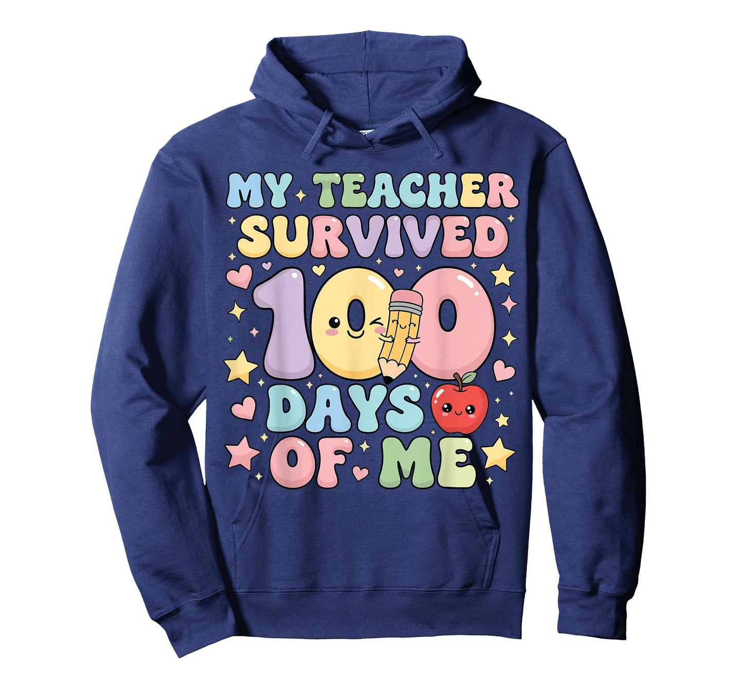 My Teacher Survived 100 Days of Me Groovy Boys Girls 100th T-Shirt
