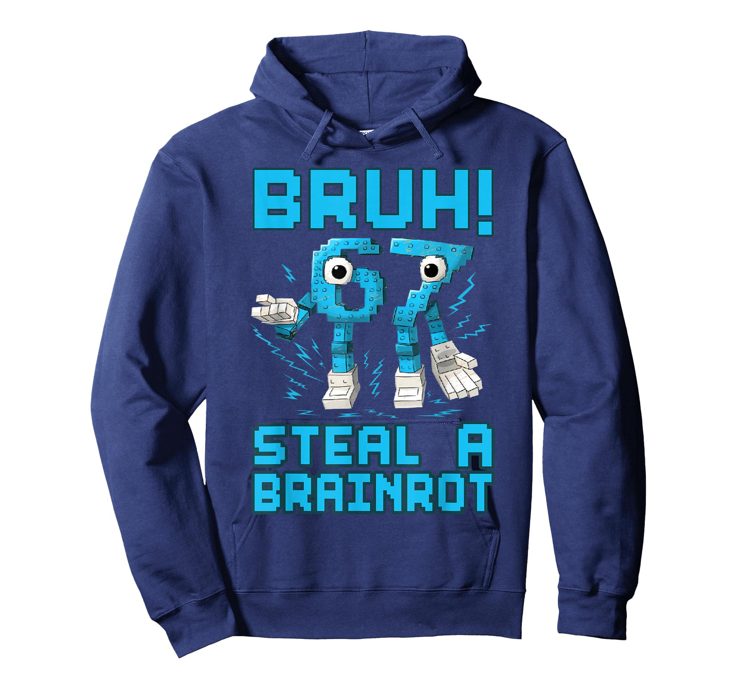 67 Bruh Steal A Brainrot Funny Meme 6 7 Boys Girl Kids Youth T-Shirt