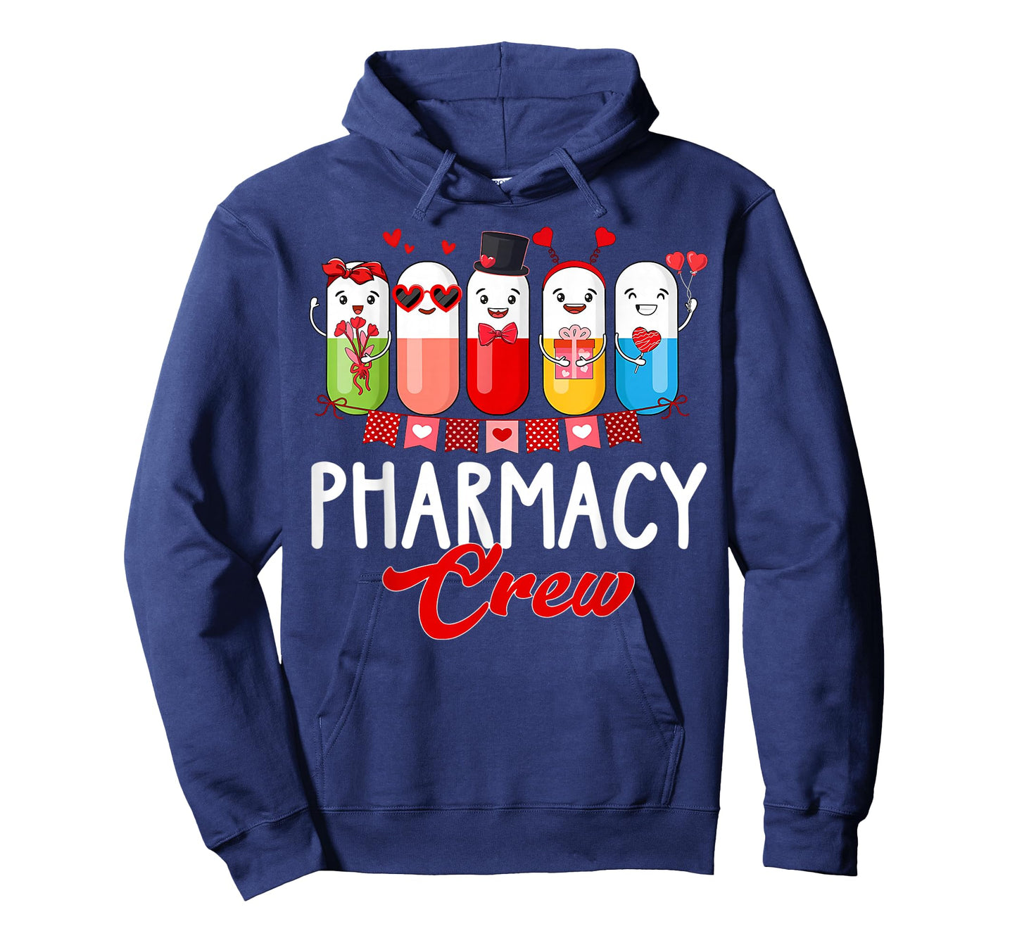 Pharmacy Crew Nurse Valentines Day Pharmacist Technician T-Shirt