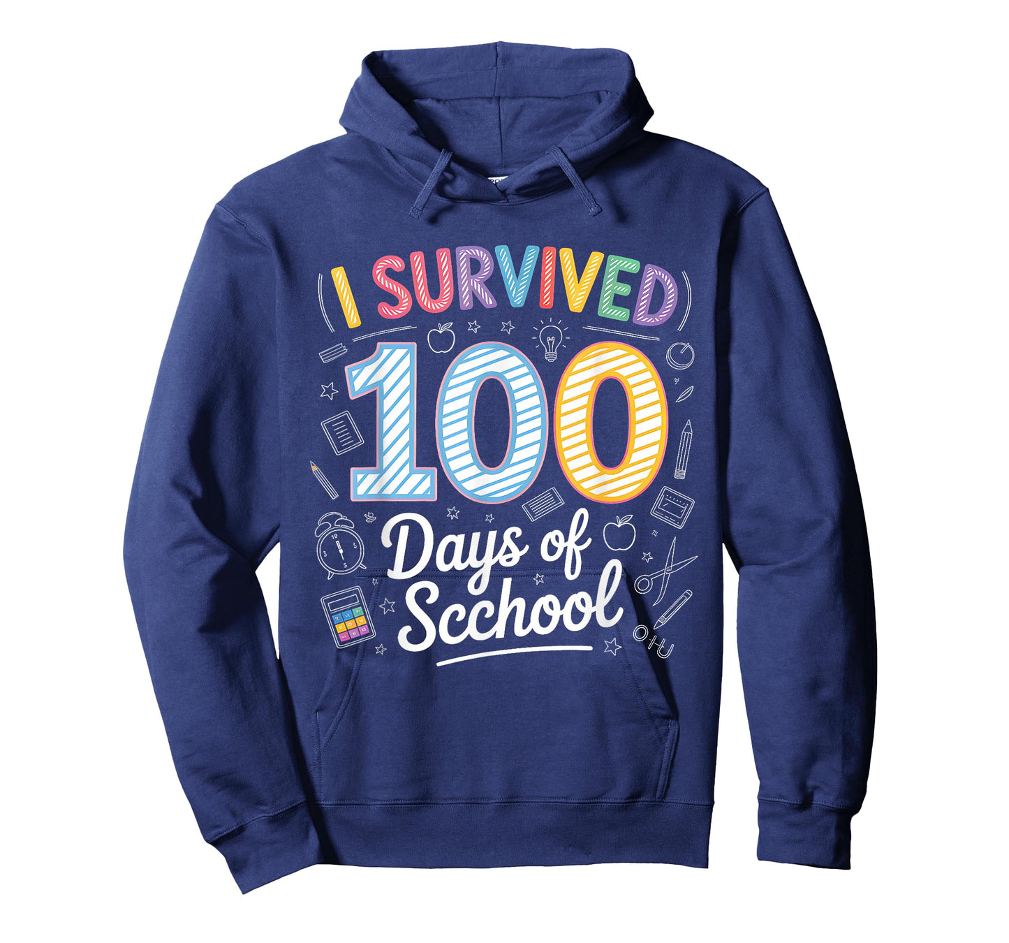 I Survived 100 Days of School Teacher Kids 100 Days Smarter T-Shirt
