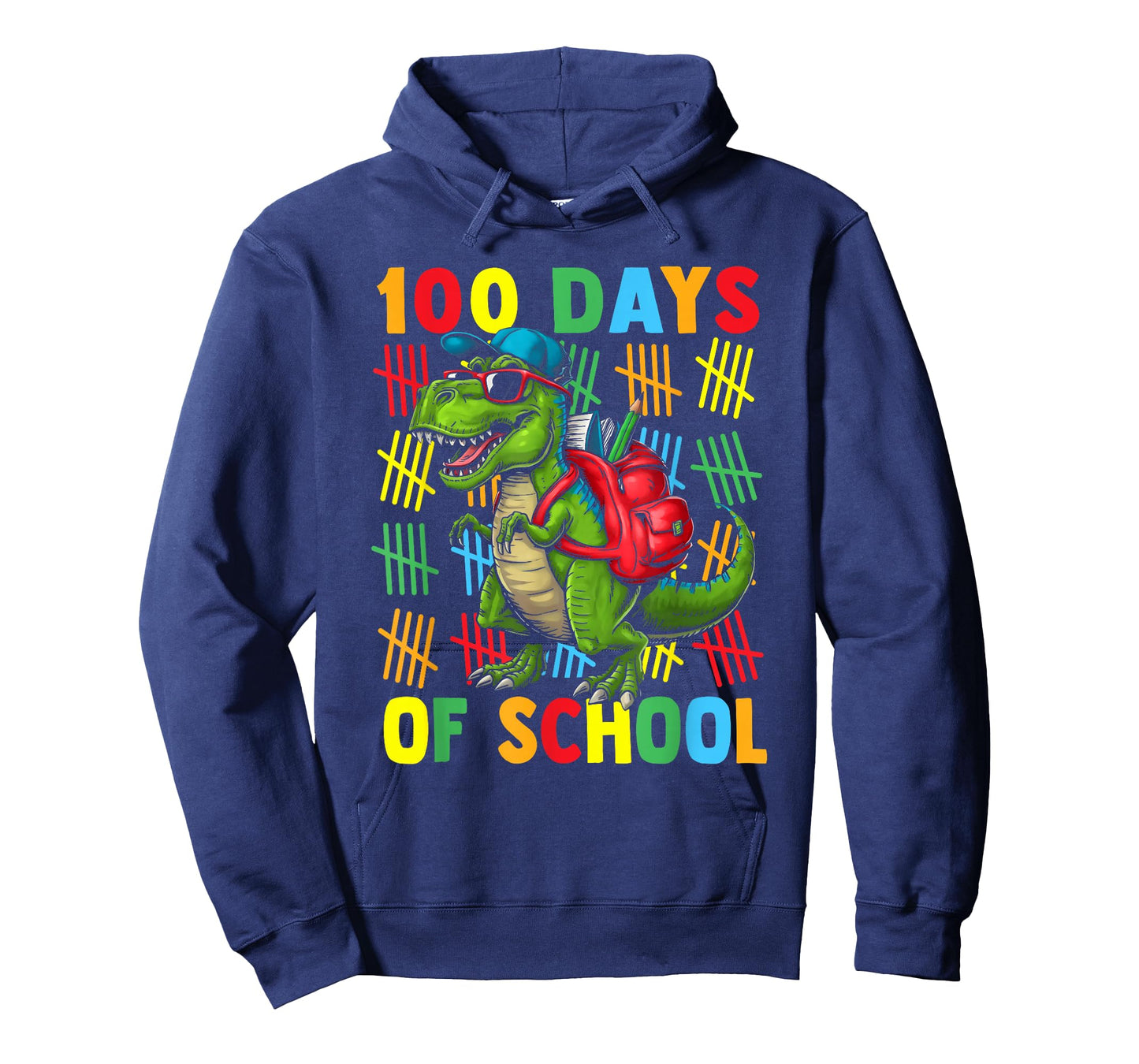 100 Days of School Dinosaur 100 Days Smarter 100th Day Kids T-Shirt