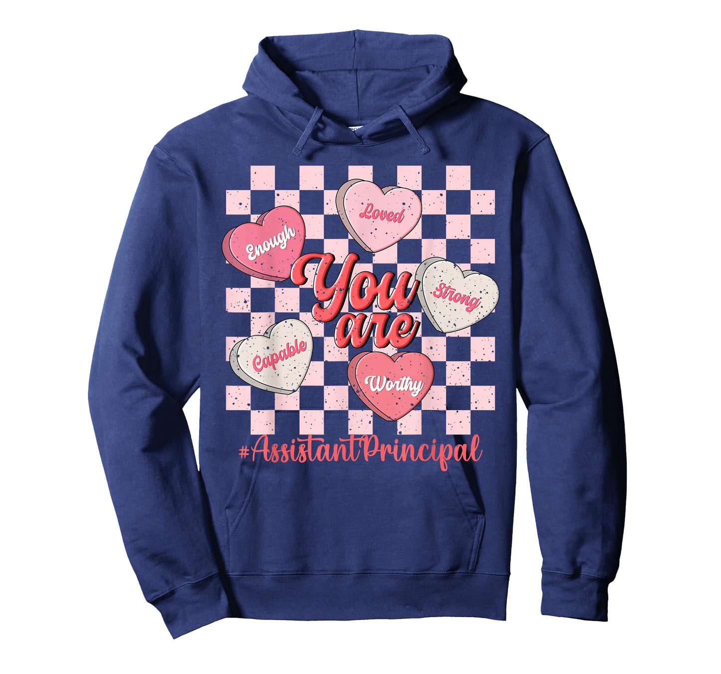 Funny Valentine Assistant Principal Love Heart T-Shirt