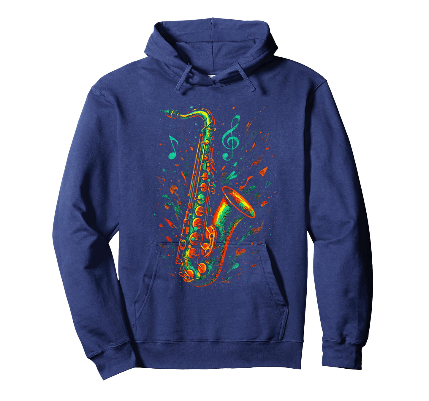 Saxophone Burst - Musical Lover Orchestra Fun T-Shirt