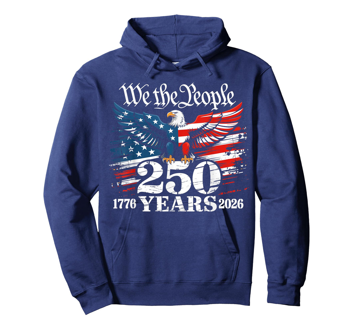 Vintage 250 Years 1776-2026 250th 4th July T-Shirt