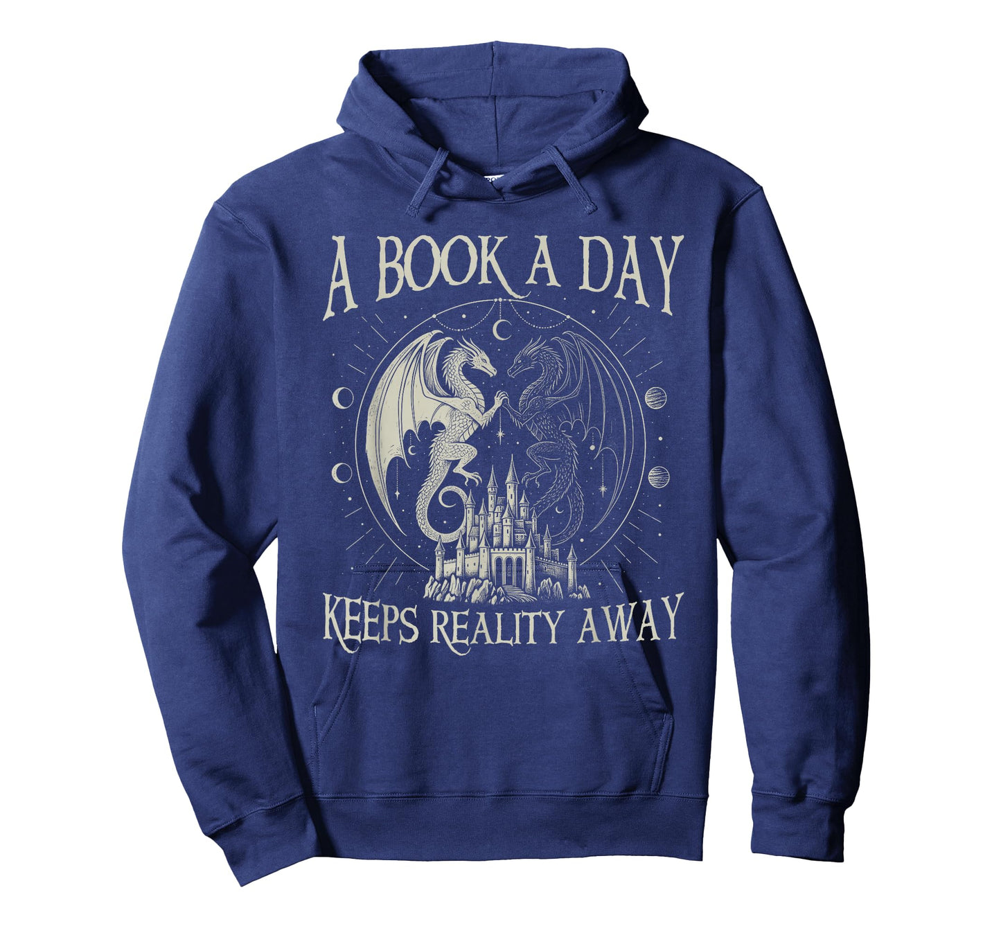 Fantasy Book Club Dragon Reader Book A Day Keep Reality Away T-Shirt