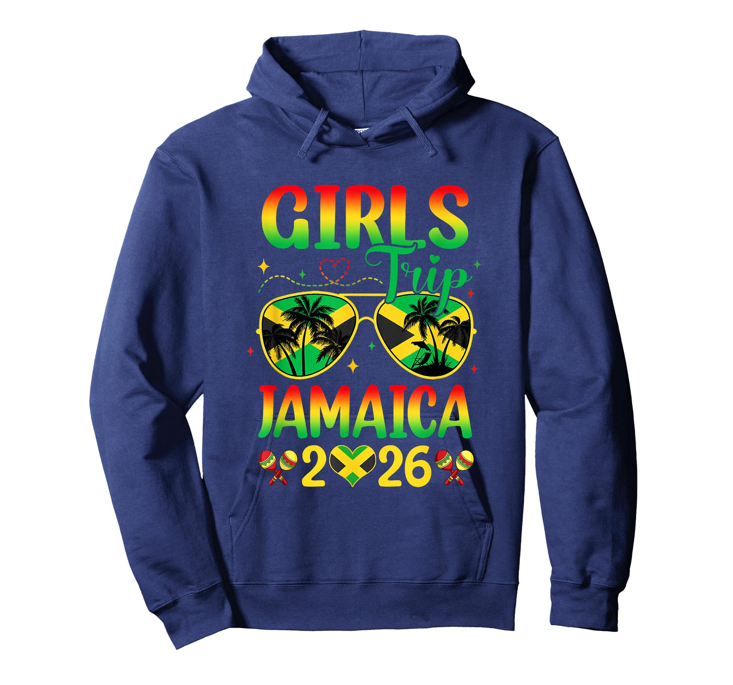 Girls Trip Jamaica 2026 Summer Vintage Beach Sisters Trip T-Shirt
