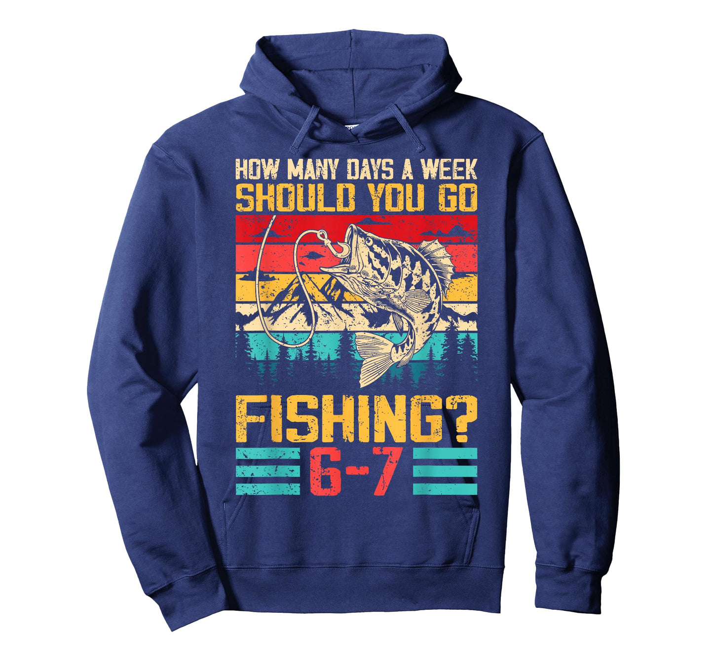 Funny 67 How Many Days A Week Should You Go Fishing 6-7 Meme T-Shirt