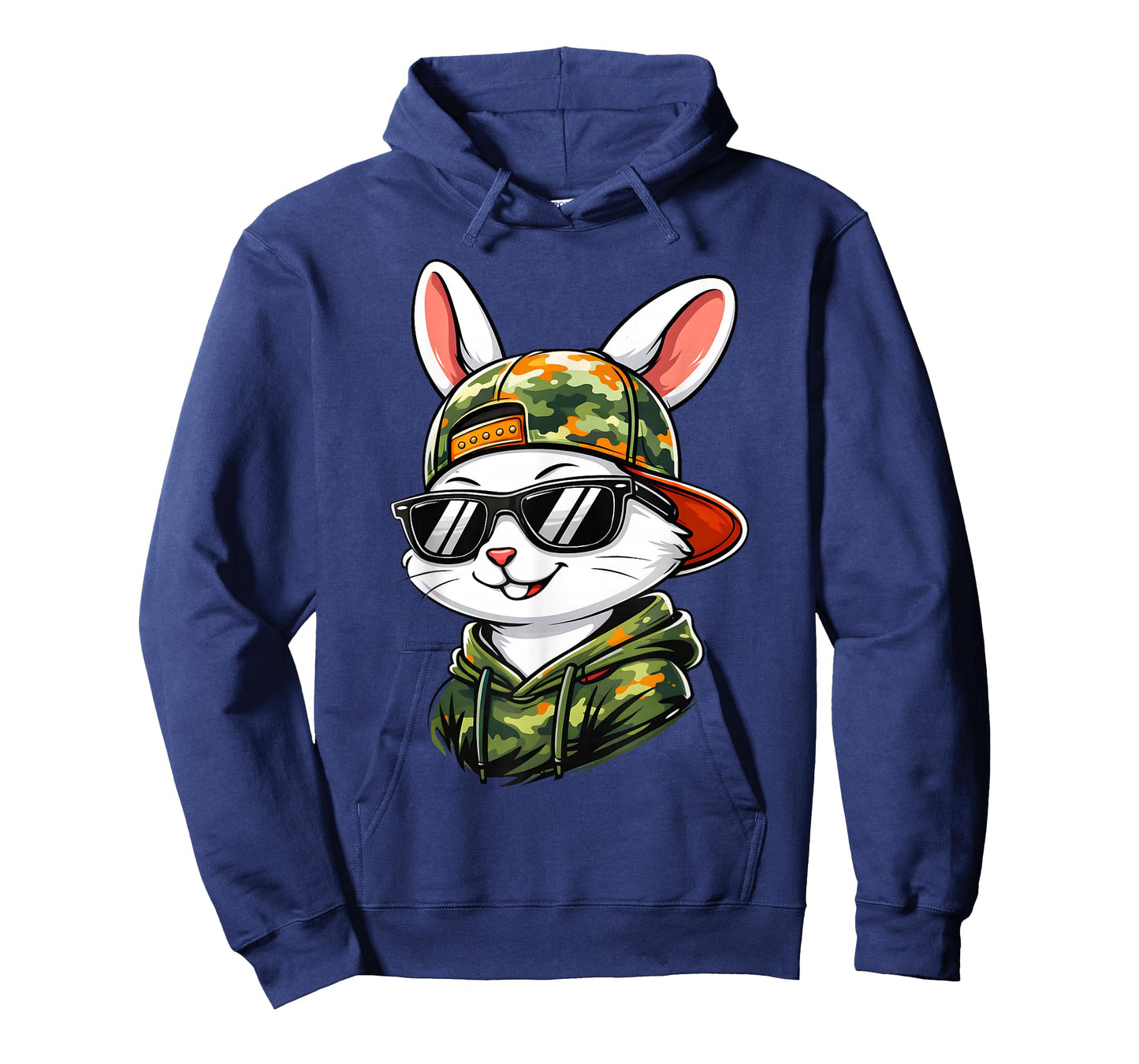 Funny Cool Rabbit Camo Easter Men Boy Toddler Kid T-Shirt