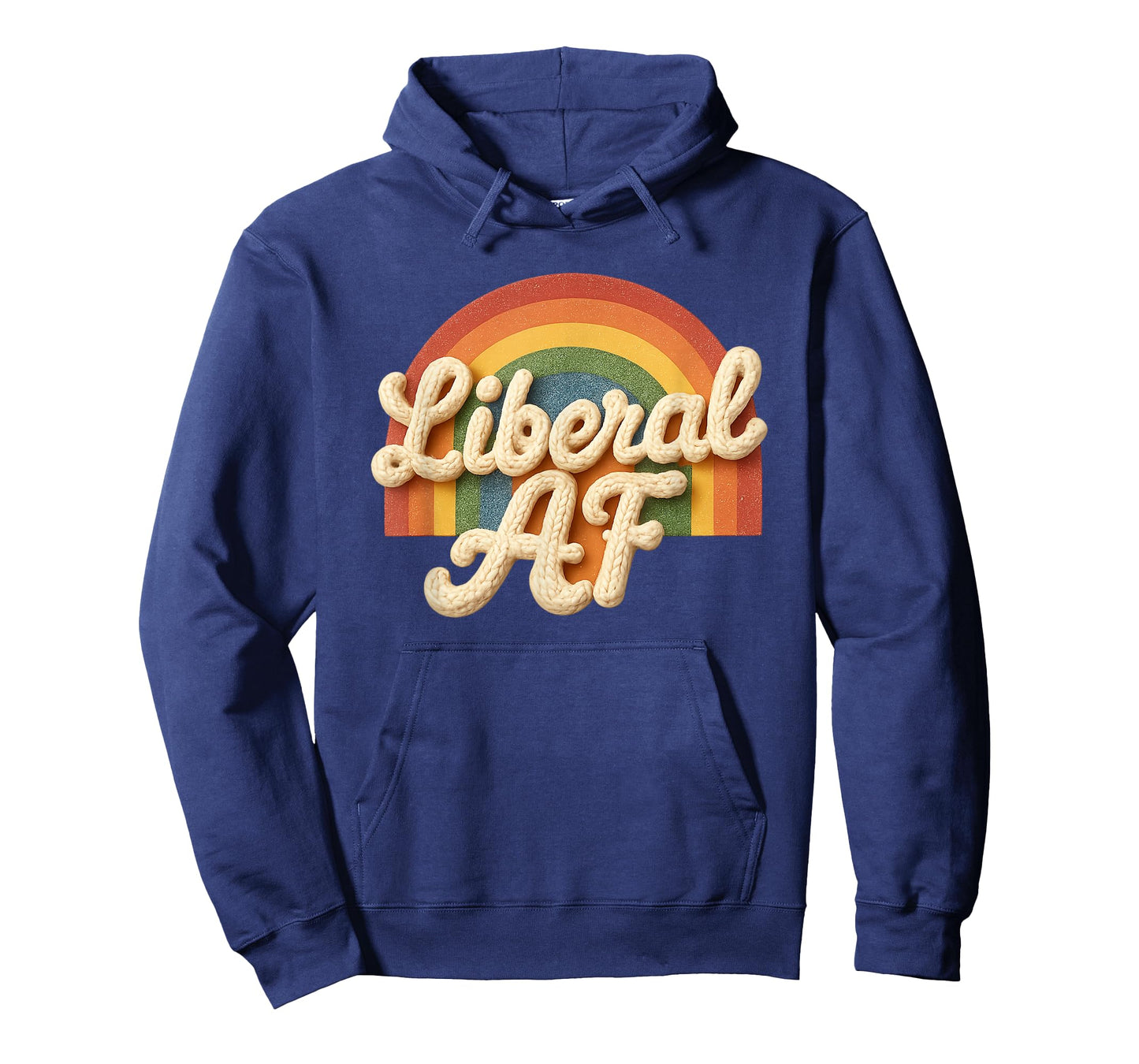 Liberal AF Democrat Rainbow Vintage T-Shirt