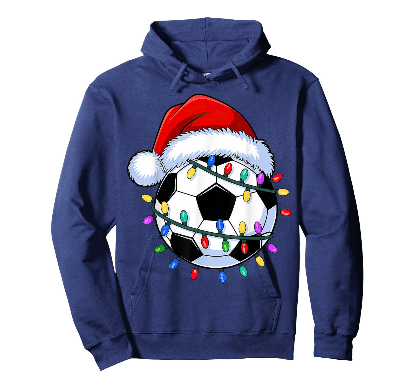 Santa Soccer Ball Christmas Soccer T-Shirt