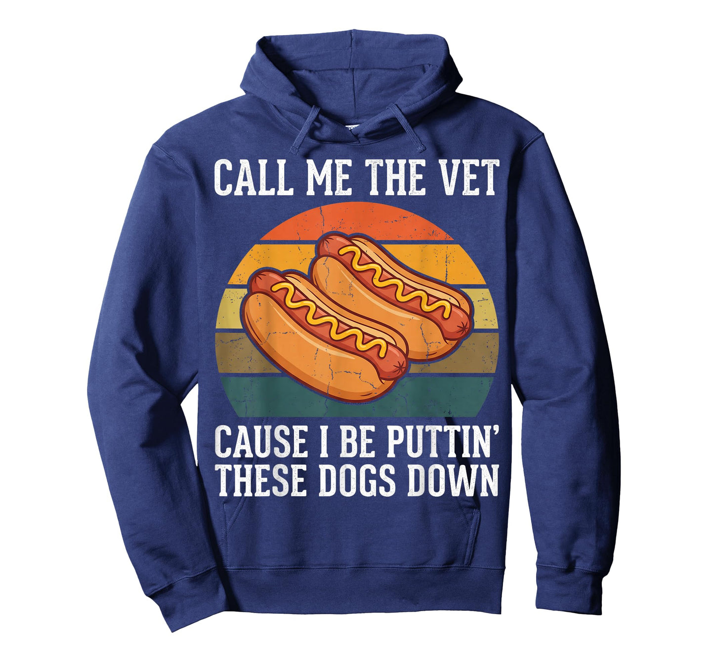 Funny Hotdog Call Me The Vet Food Humor Competitive Eater T-Shirt