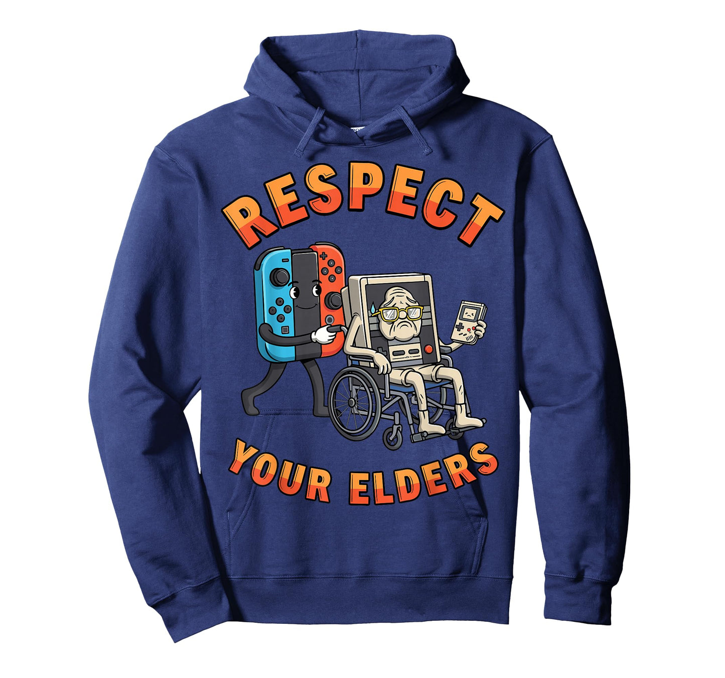 Respect Your Elders Retro Funny Gamer Gaming Controller Boys T-Shirt